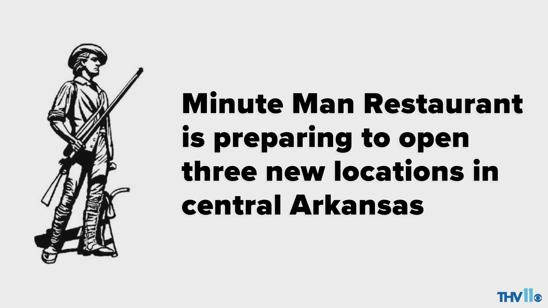 Minute Man Restaurant is planning to open three new locations.