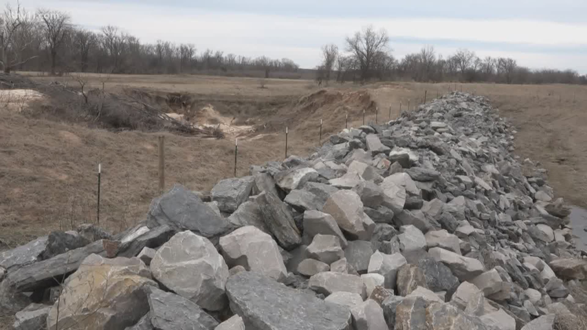 Last May, the Faulkner County levee stood the test of a lifetime after almost collapsing from historic flood waters. The damage is still there, but not for long.