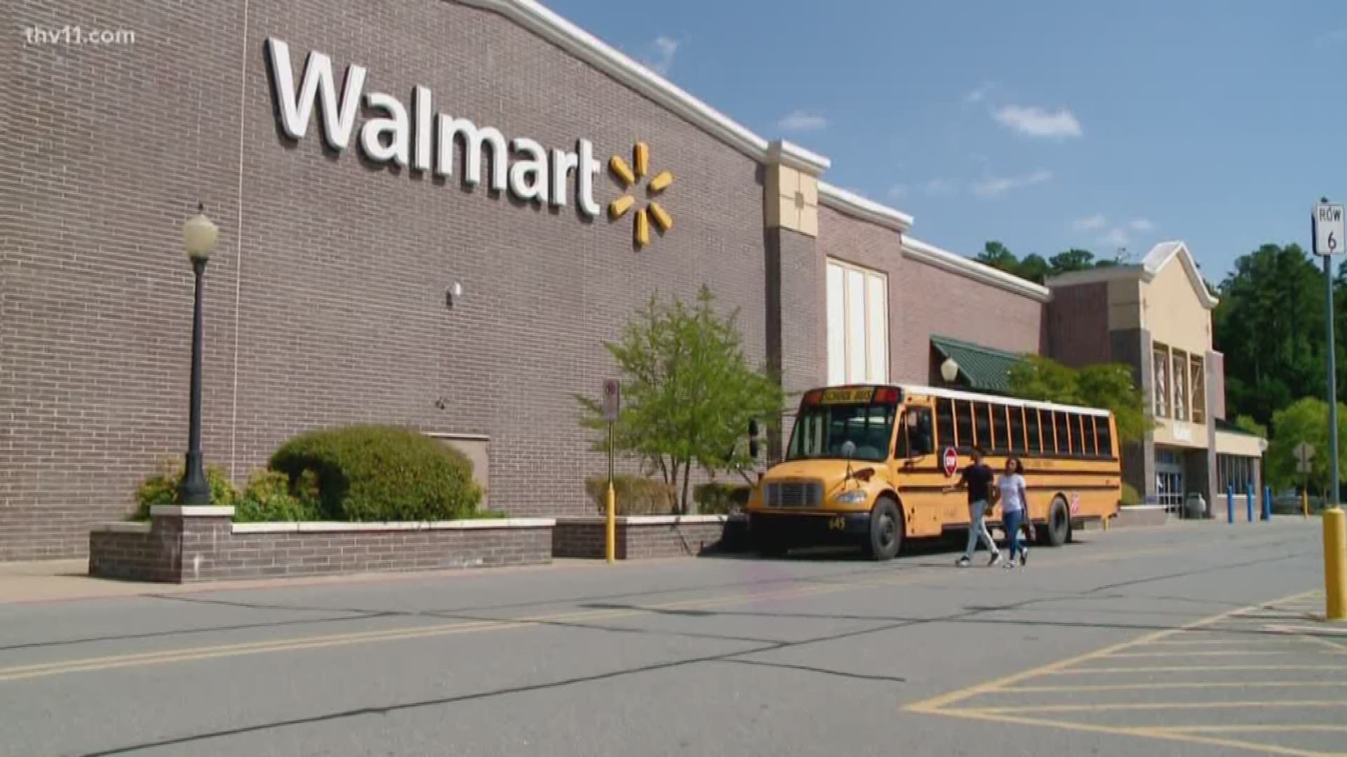 Shoppers at central Arkansas Walmart locations got the chance to help the Salvation Army 'Stuff the Bus.'