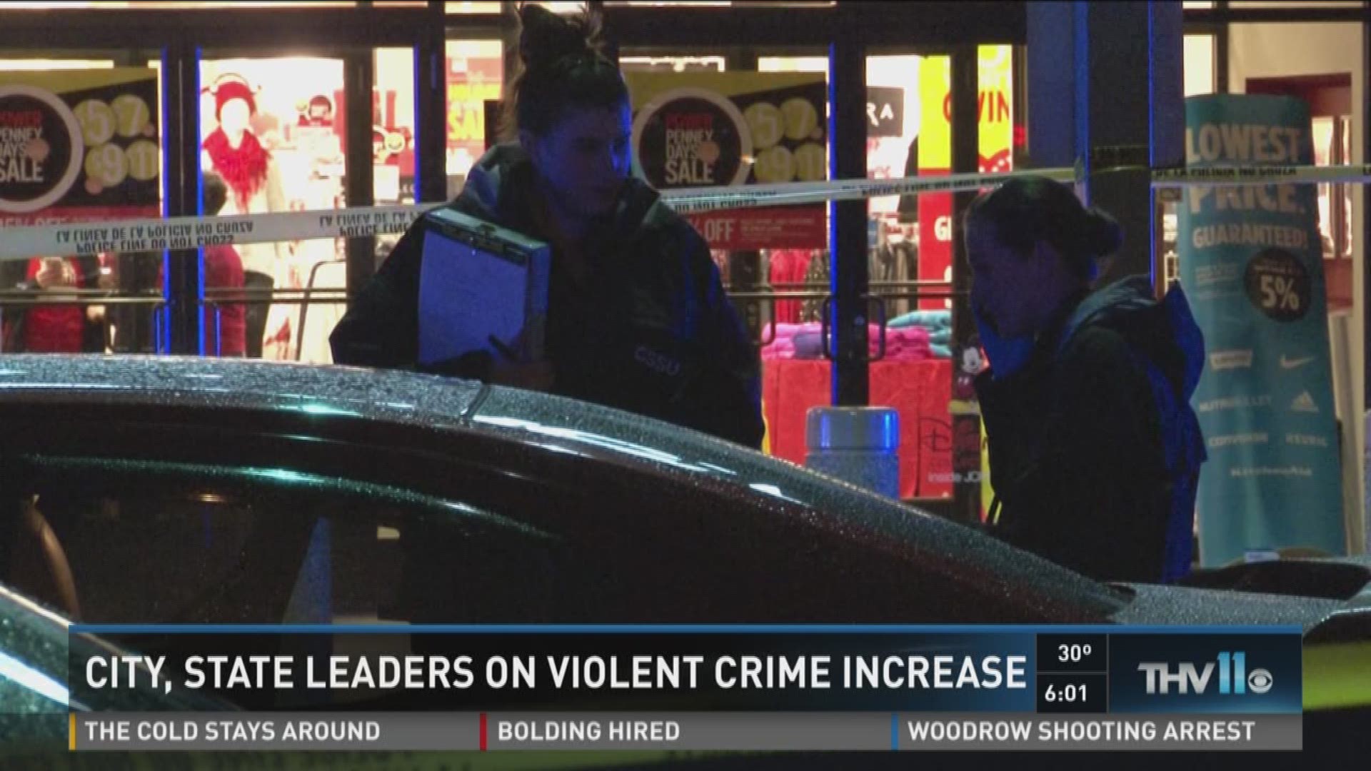 City, state leaders on violent crime increase