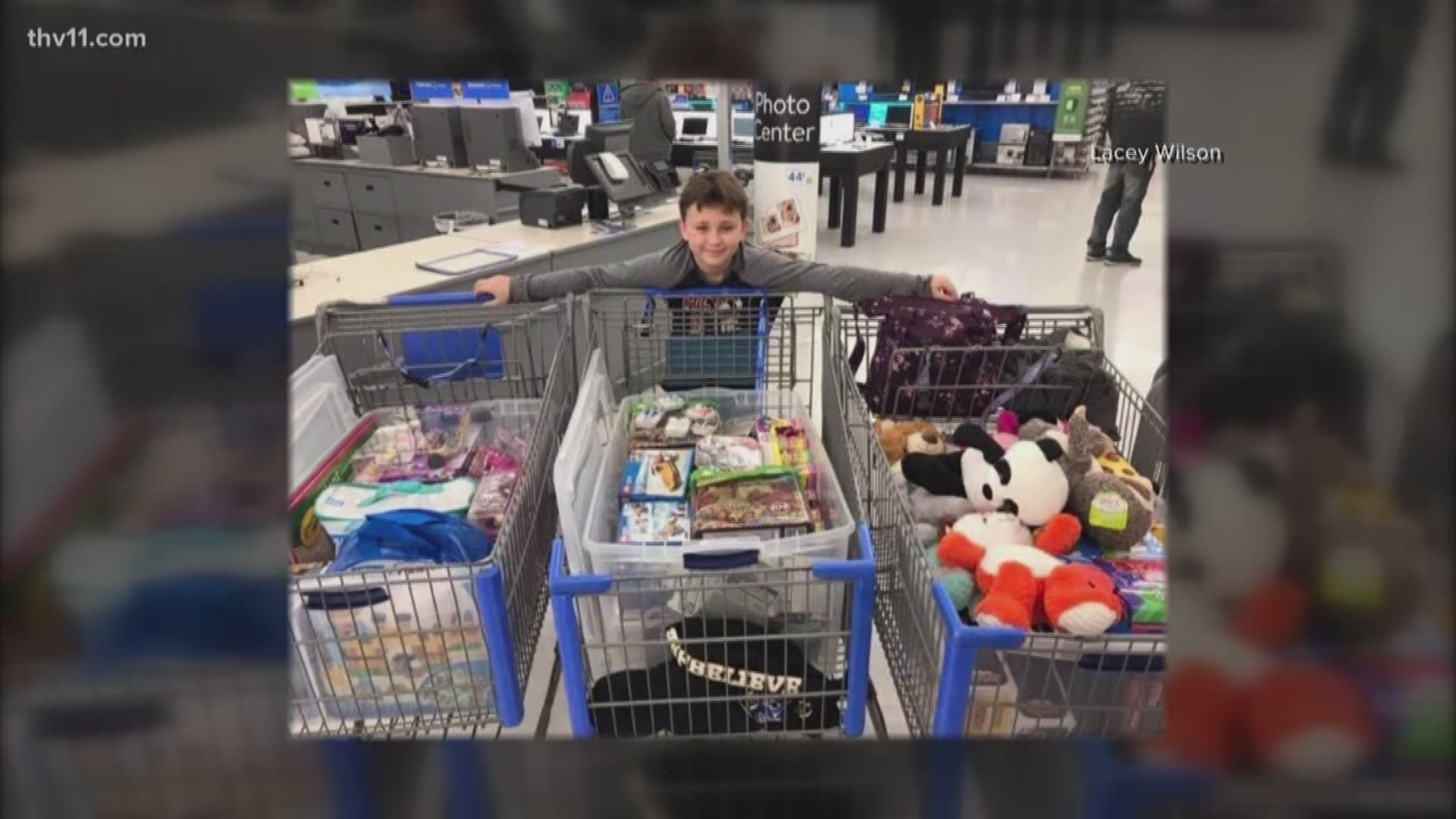 It's the season of giving and one Arkansas 10-year-old is the perfect example of the Christmas spirit