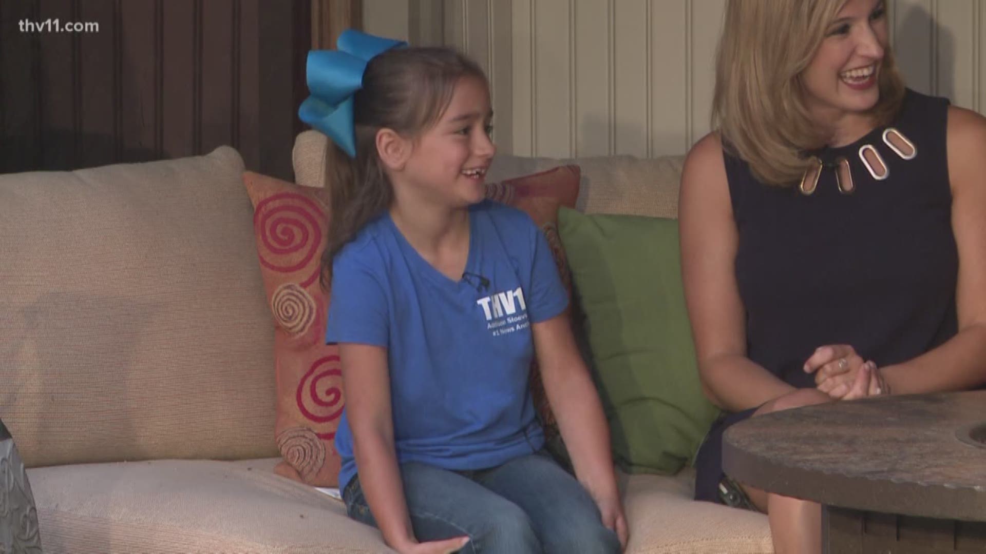 Addison is an 8-year-old girl who has her sights set on Amanda Jaeger's job.