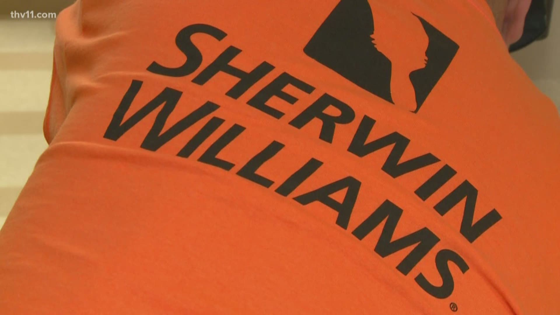 The Maumelle Animal Shelter got an upgrade today, as part of a service project from Sherwin.