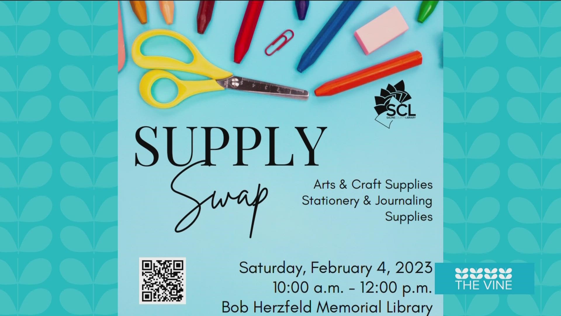 Get ready to go through your crafting supplies, the Saline County Library is hosting a supply swap in February.
