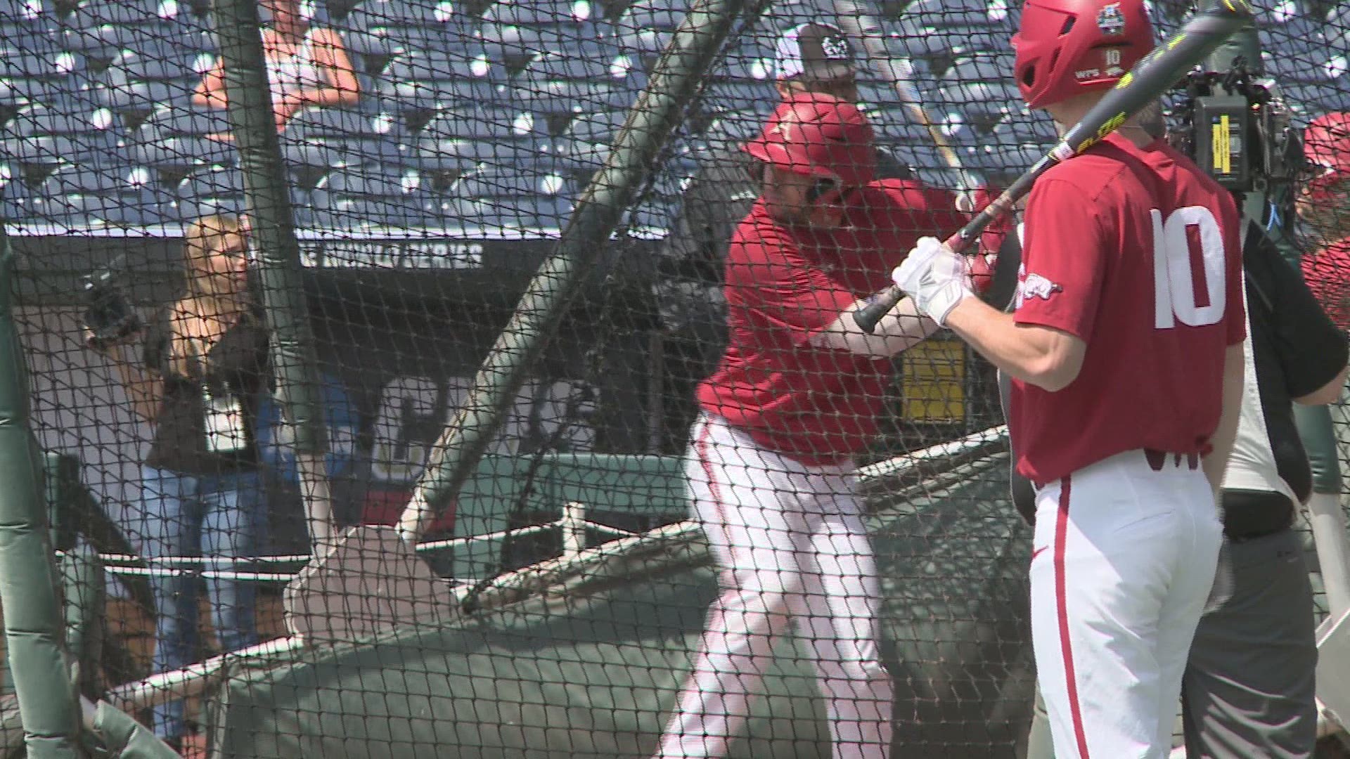 Arkansas had their final practice Friday before their opening game against Florida State