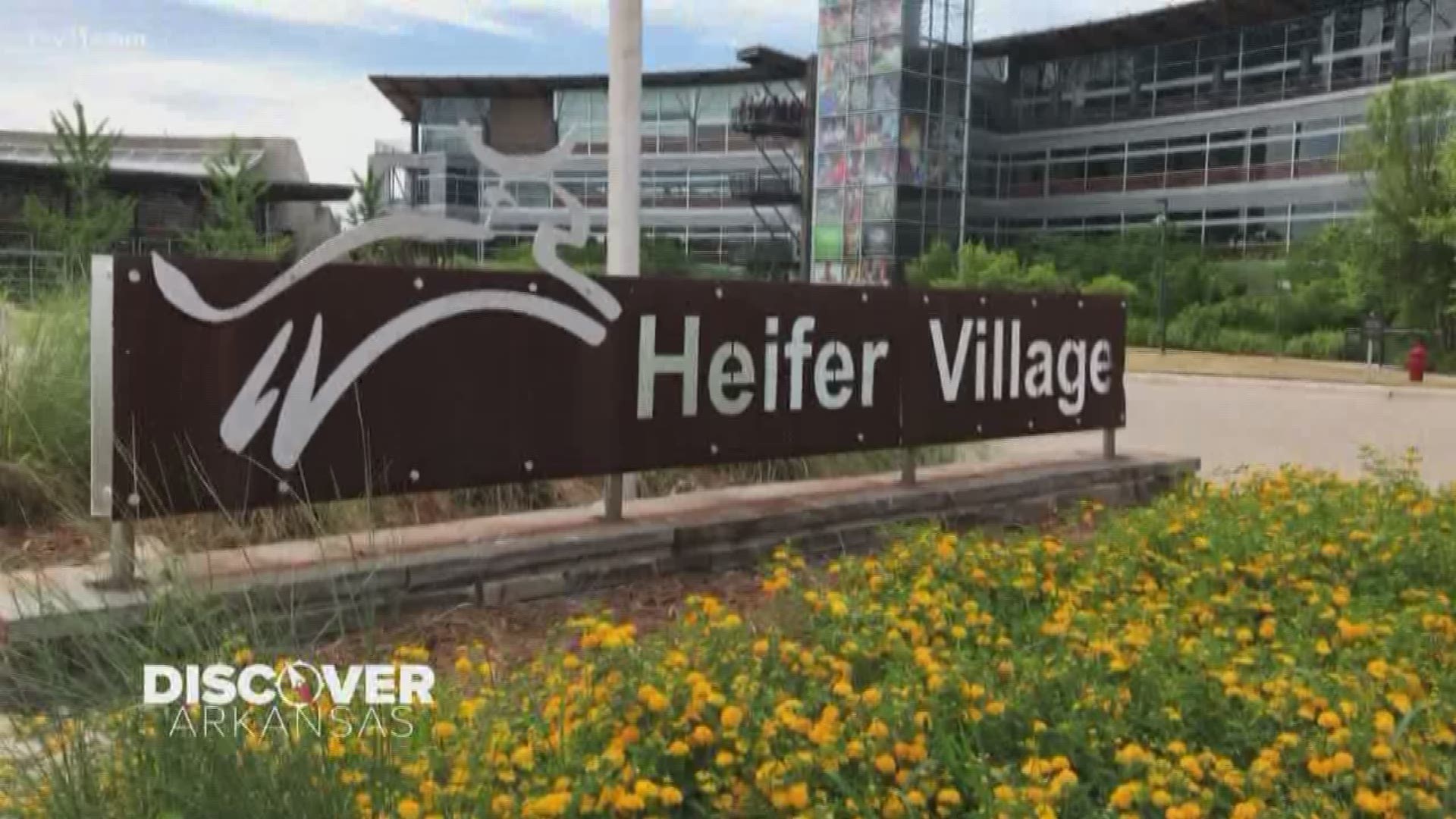 The Discover Arkansas traveled to the Heifer International campus in Little Rock, located steps away from the Bill Clinton Presidential Library.