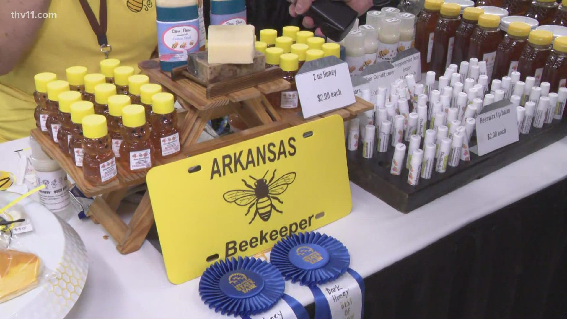 You can find locally-made products at the Arkansas State Fair through Sunday!