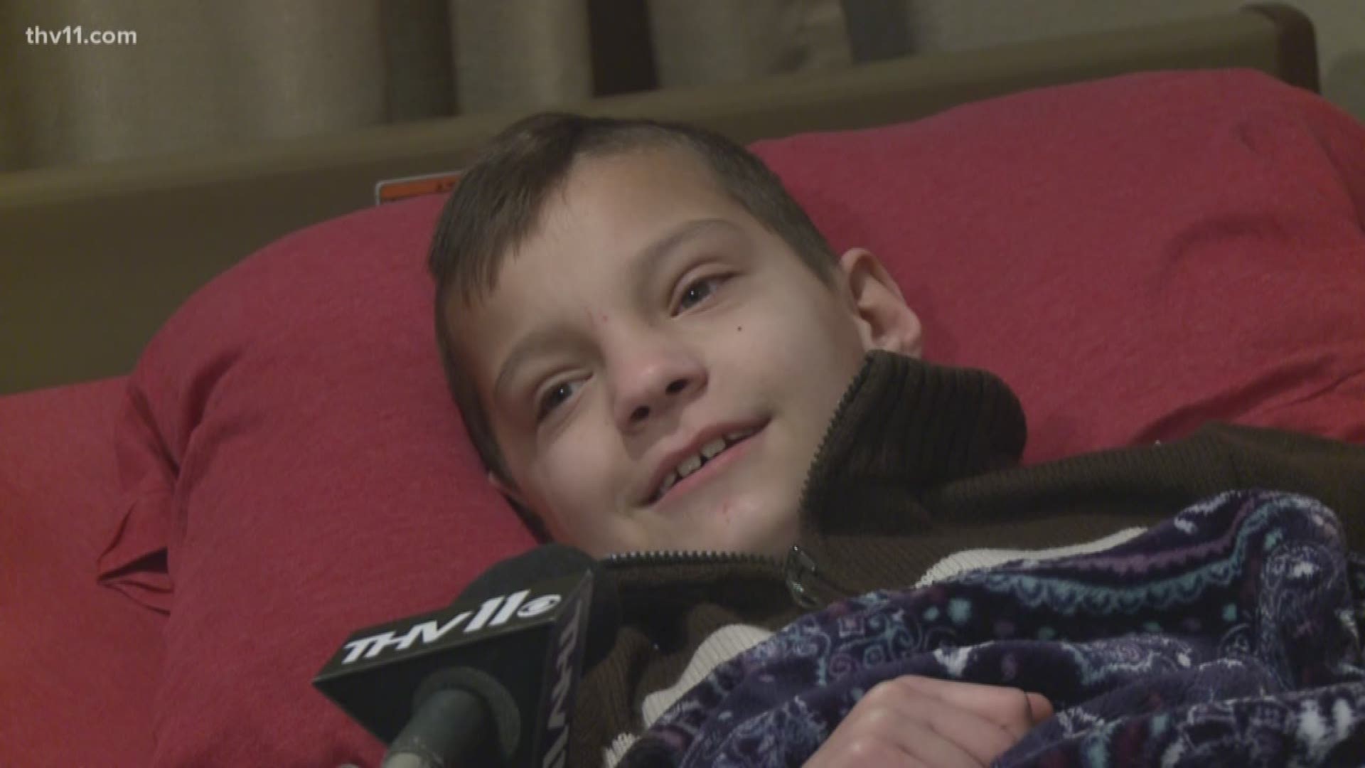 Central Arkansas is rallying behind a 9-year-old boy.