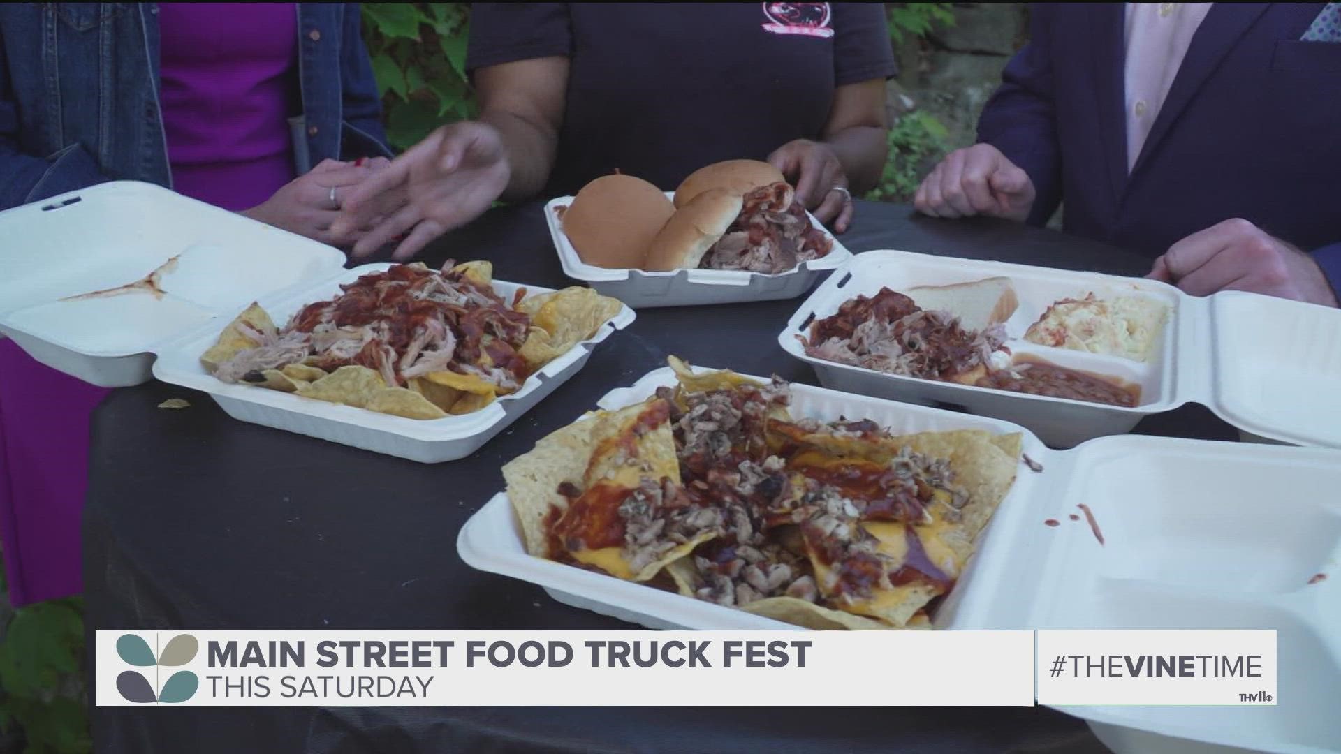 60-plus foods trucks, including Bryant's BBQ, will be out in full force for the return of the Main Street Food Truck Festival.