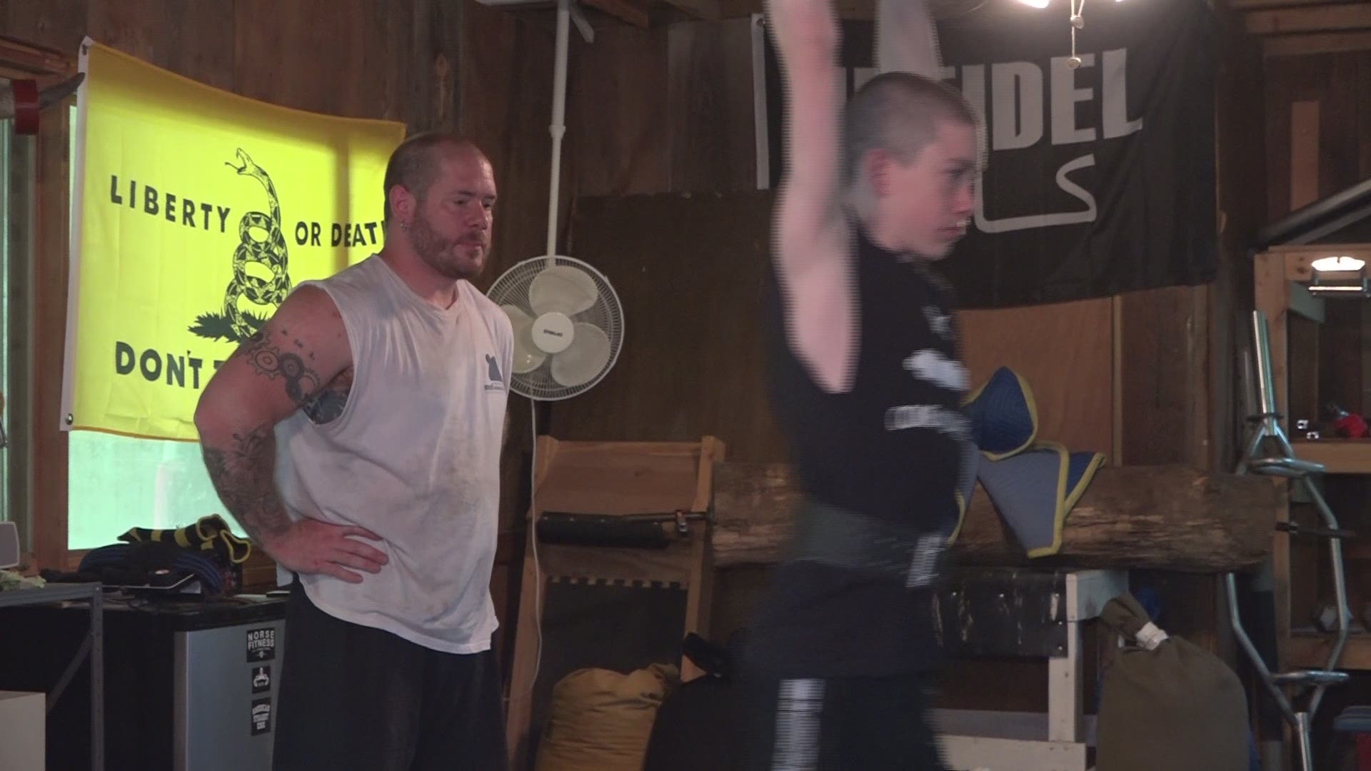 Bill and Robbie Fantegrassi will compete at the Arkansas Strongman competition at the Fairgrounds this weekend