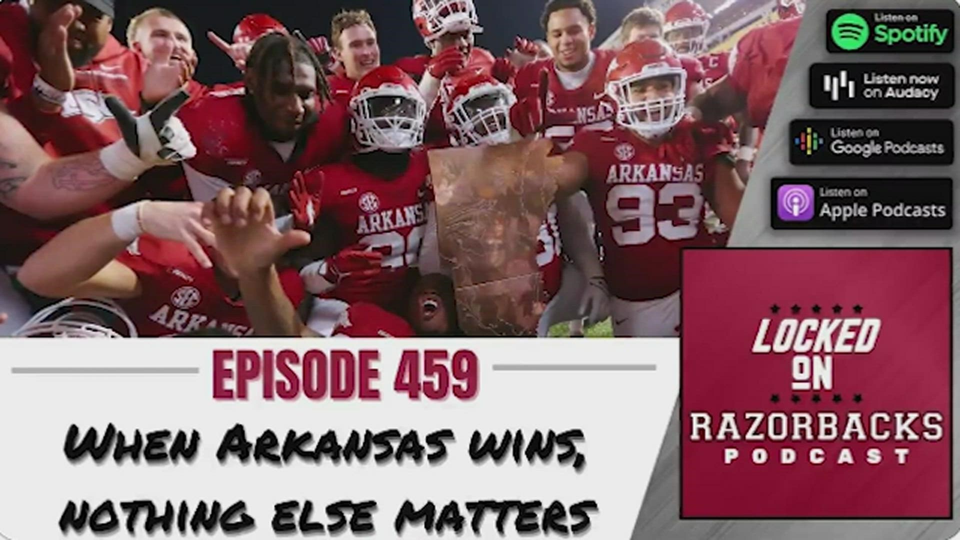 When Arkansas wins, nothing else matters and the Hogs continue to show various forms of success in the SEC West and more on episode 459!