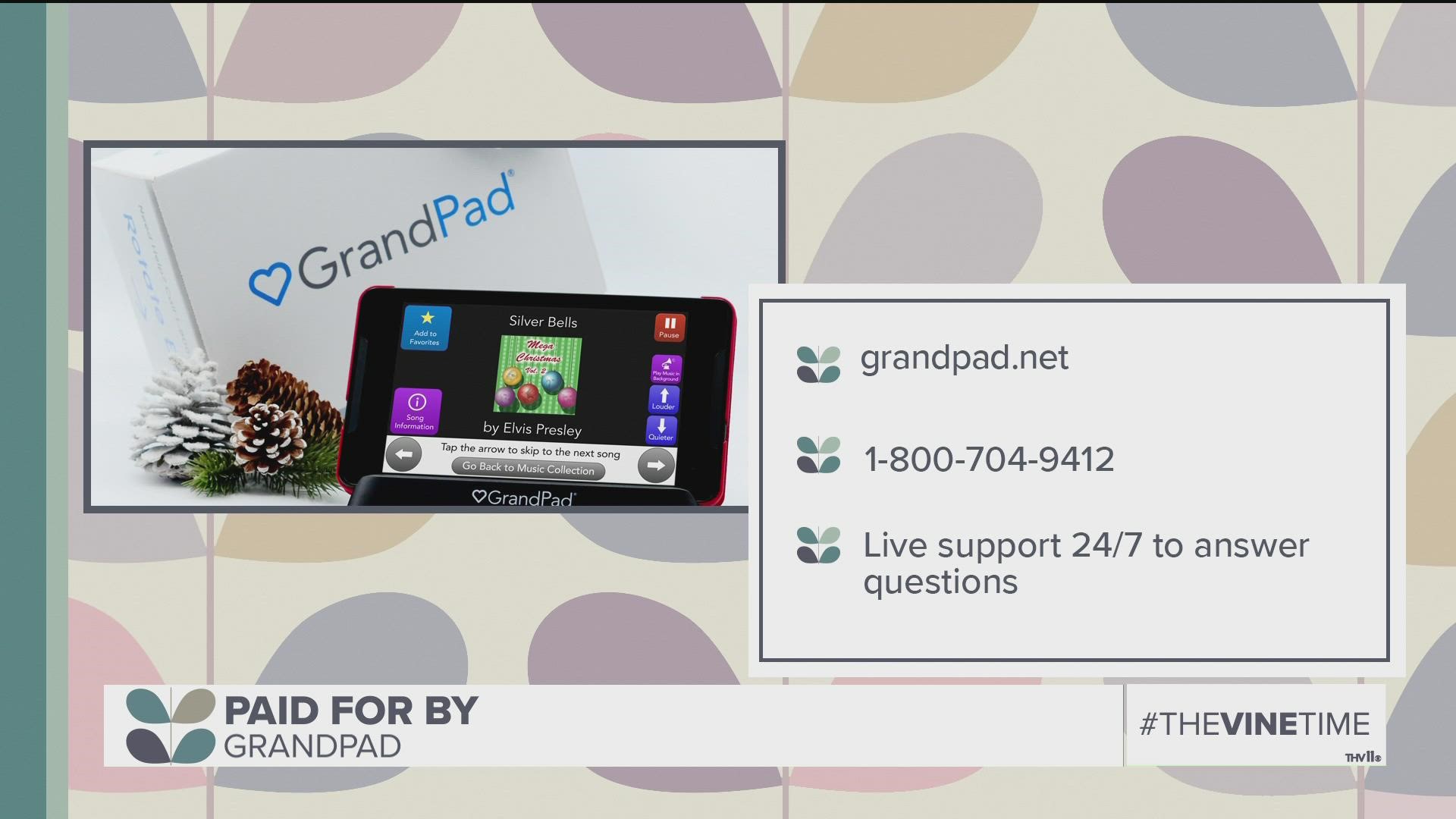 GrandPad is the perfect gift for grandparents 75+ who might find technology overwhelming but still want to text and Skype with grandkids.