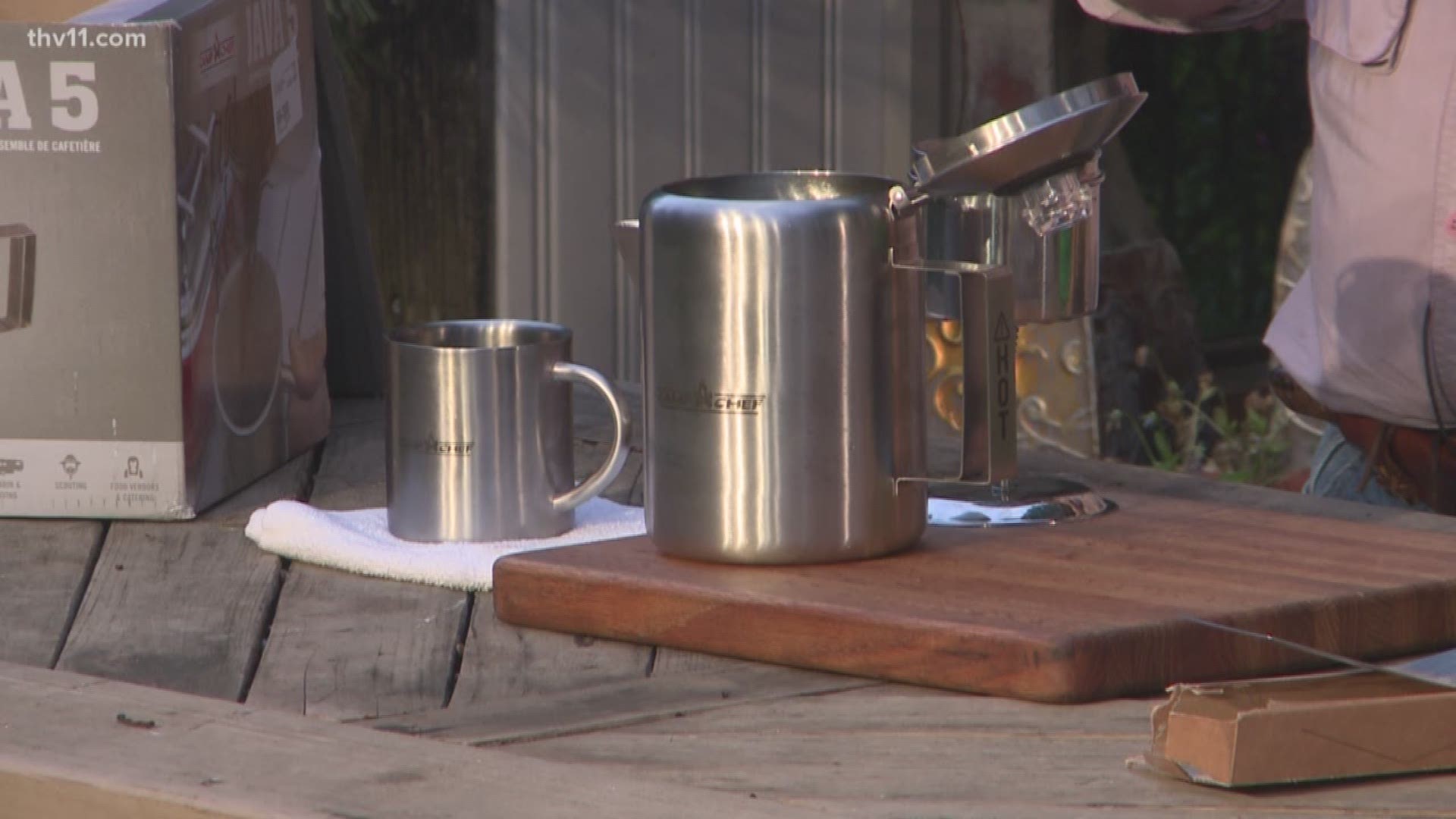 Anthony Michael shows us some handy tools to take out on a camping trip.