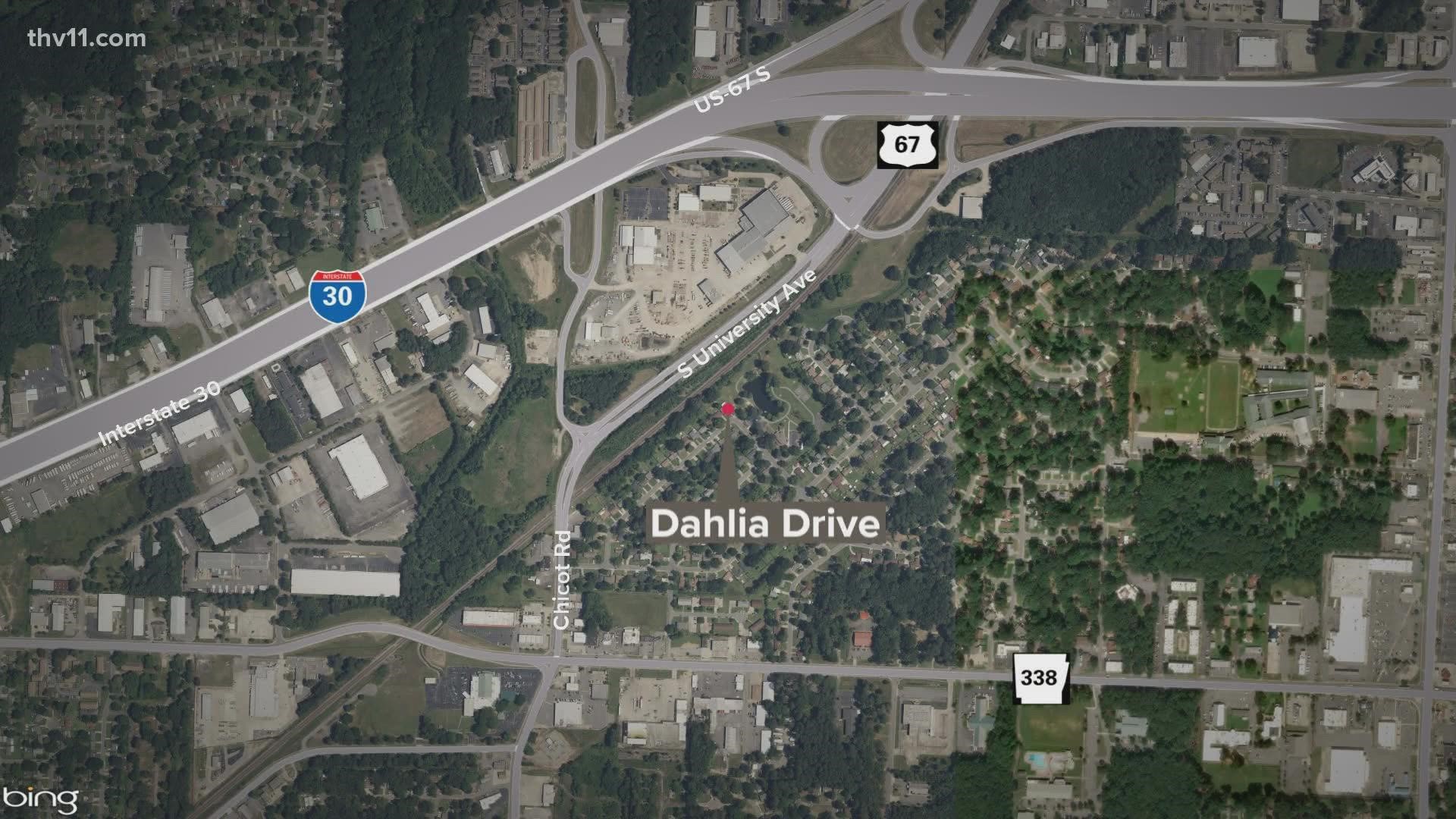 The Little Rock Police Department is now investigating a homicide that happened on Dahlia Drive.