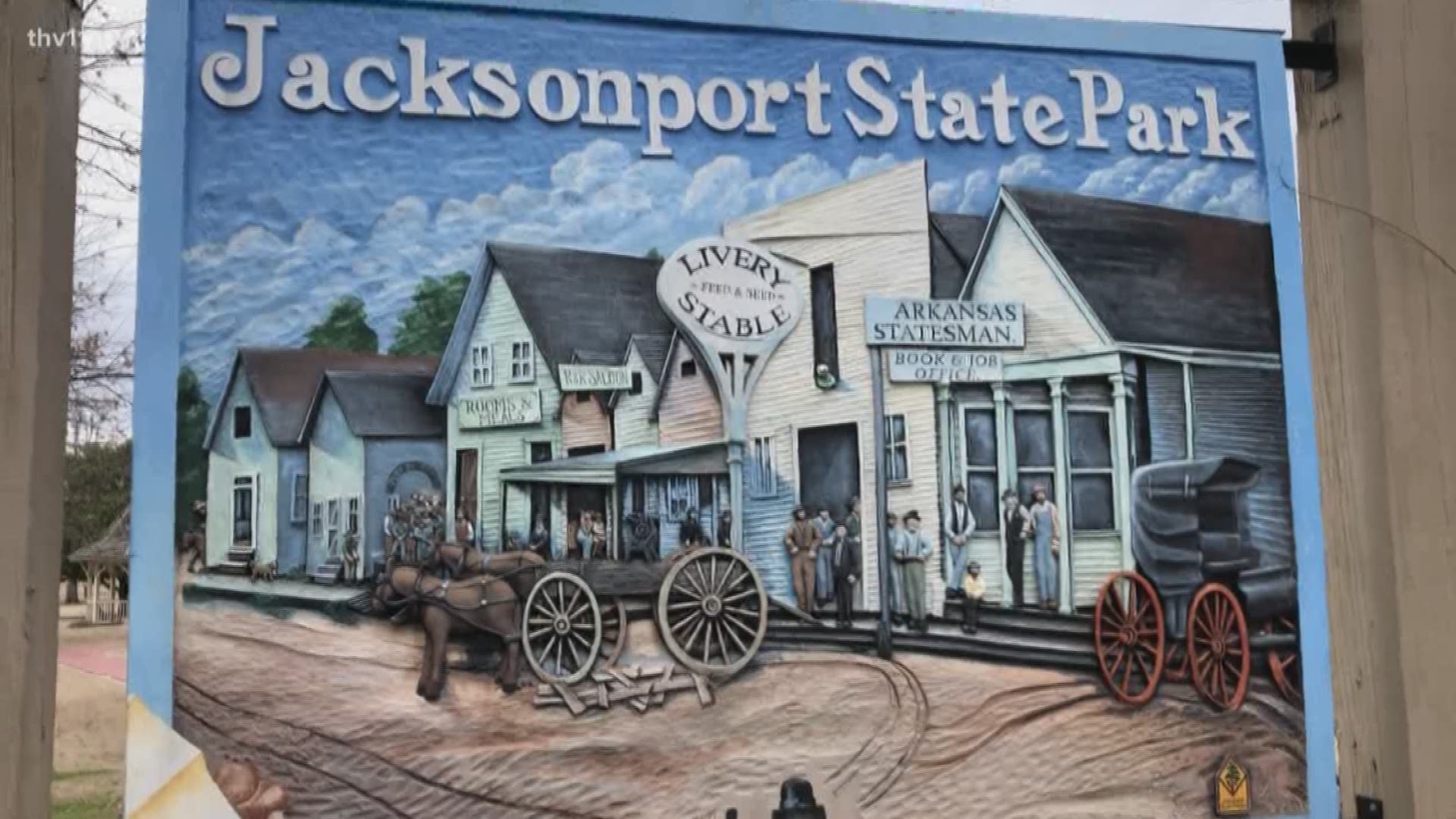 Jacksonport is located where the Black and White river converge, which allowed shipped goods to be delivered at the old port.