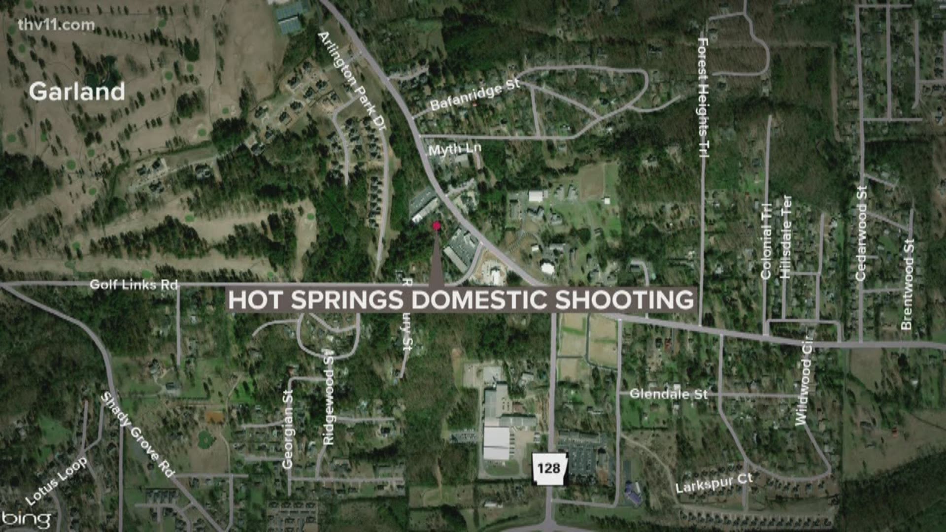 Hot Springs police are investigating a domestic violence-related shooting.