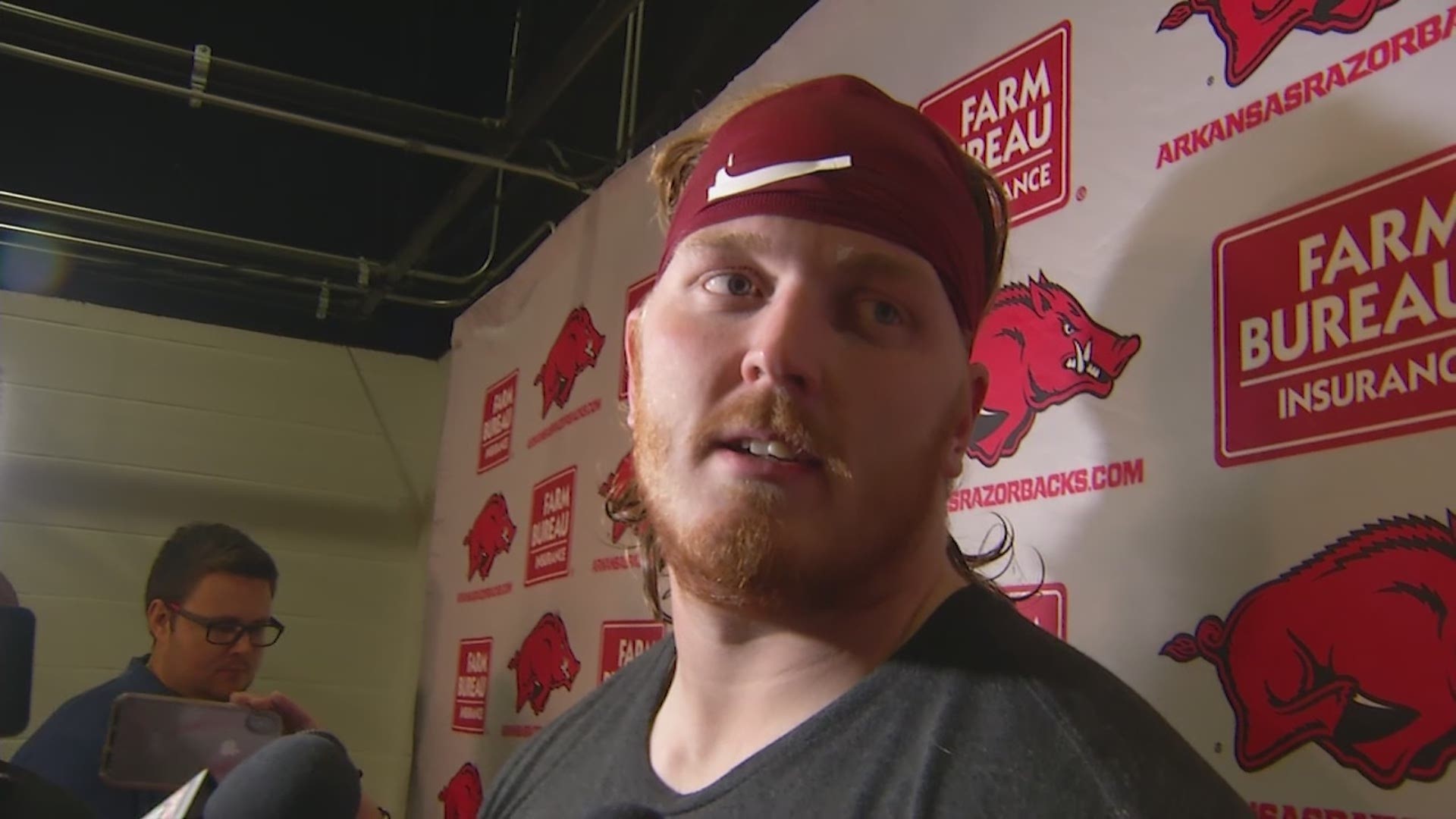 Hogs talk Tuesday practice, look ahead to Texas A&M