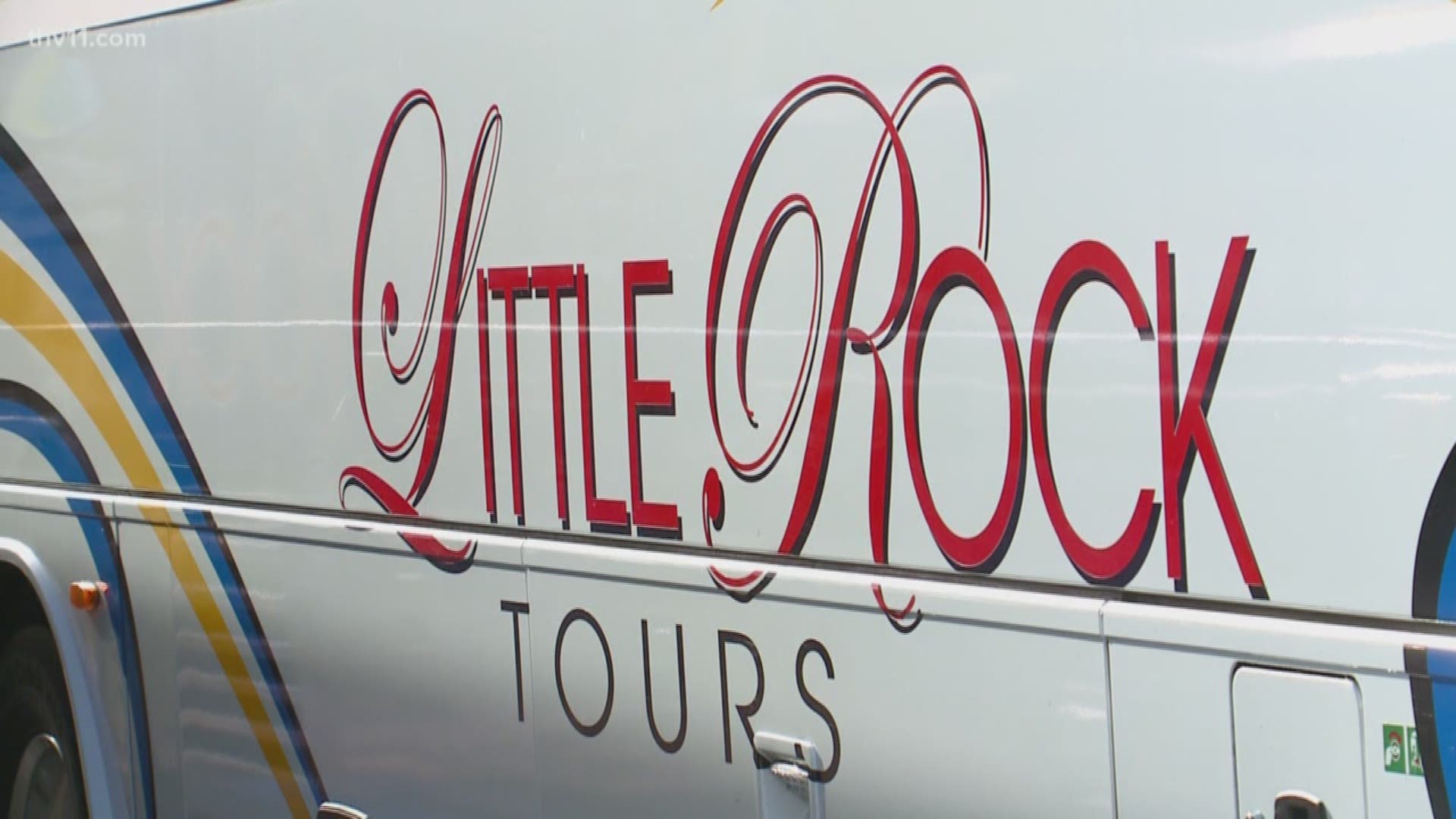 The Little Rock Tours and Travel buses will head to Atlanta to help transport the Super Bowl teams' family members to all the special pre-game events.