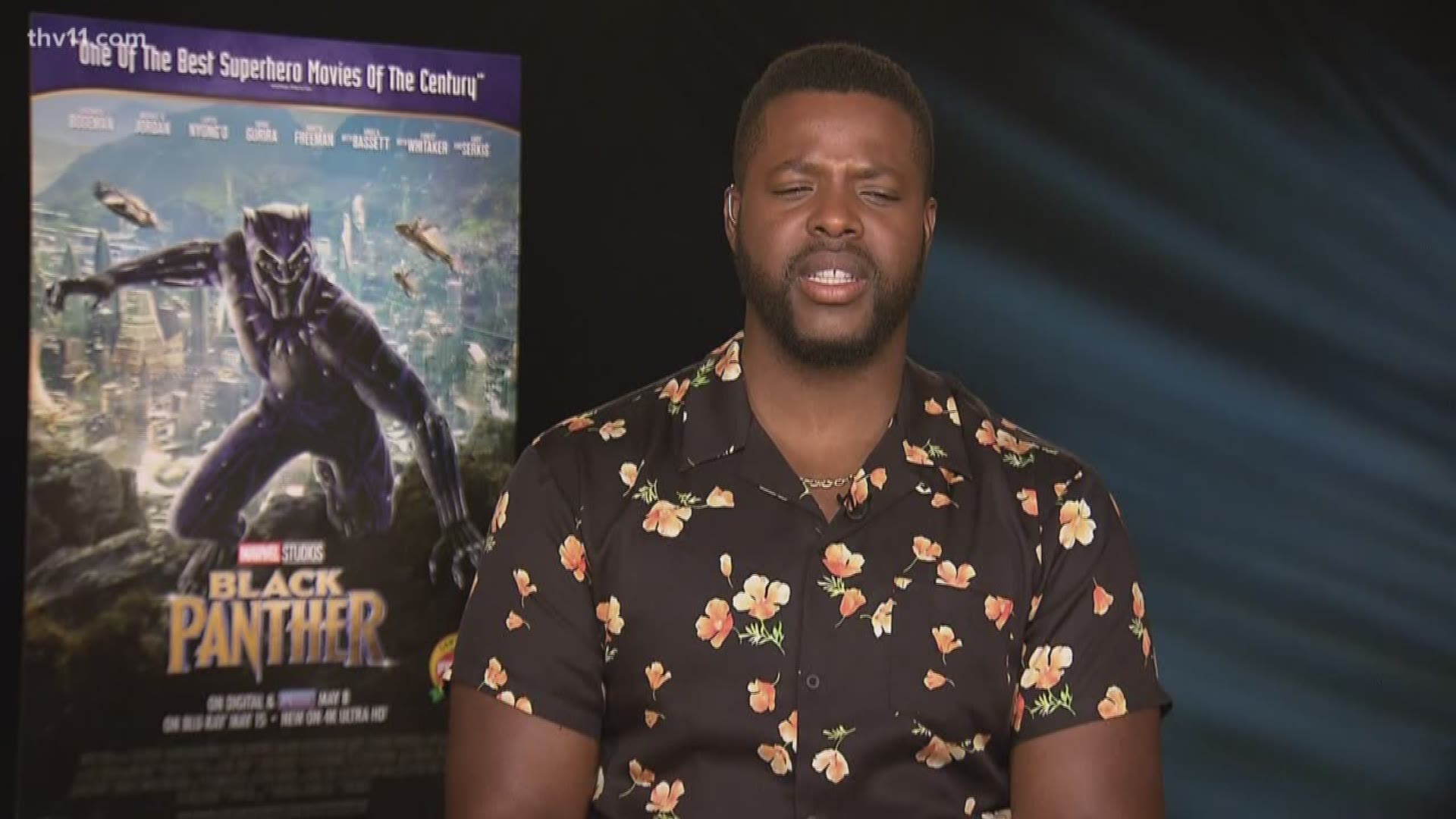 As part of his film review, Jonathan Nettles asked a few questions of a "Black Panther" actor.