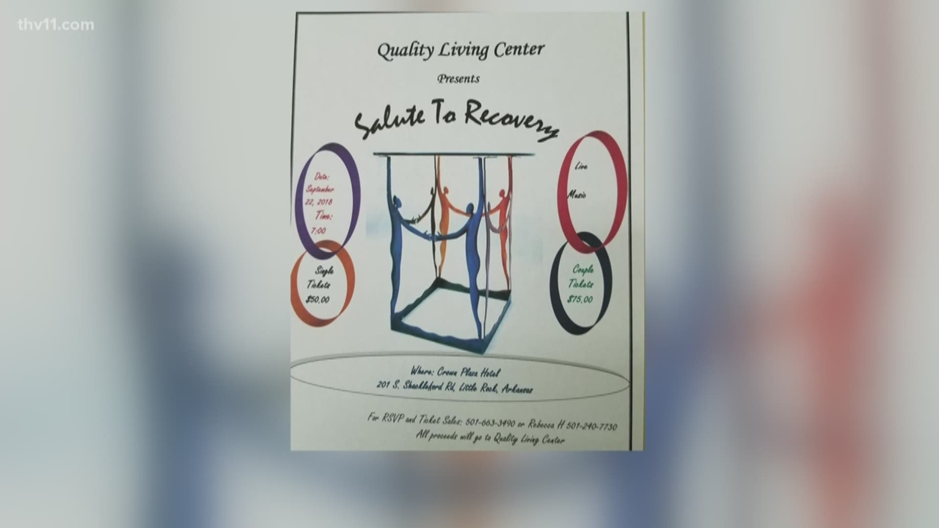 Quality Living Center works to help addiction sufferers get their lives back on track. Salute to Recovery helps make that happen.