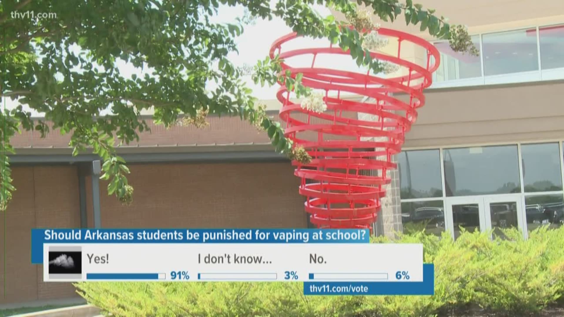 Faculty and staff in the Russellville School District are cracking down on the E-cigarette use on campus.
