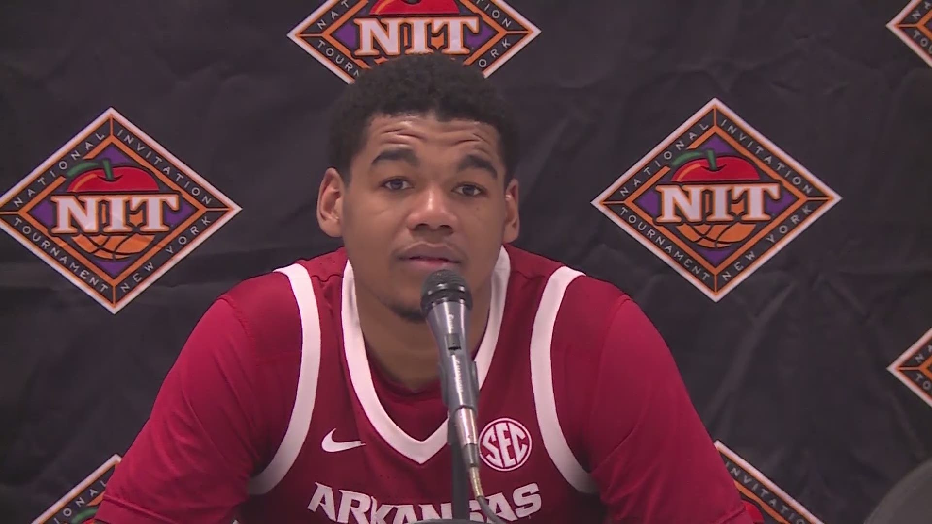 Mike Anderson recaps his team's 84-72 win over Providence in the NIT