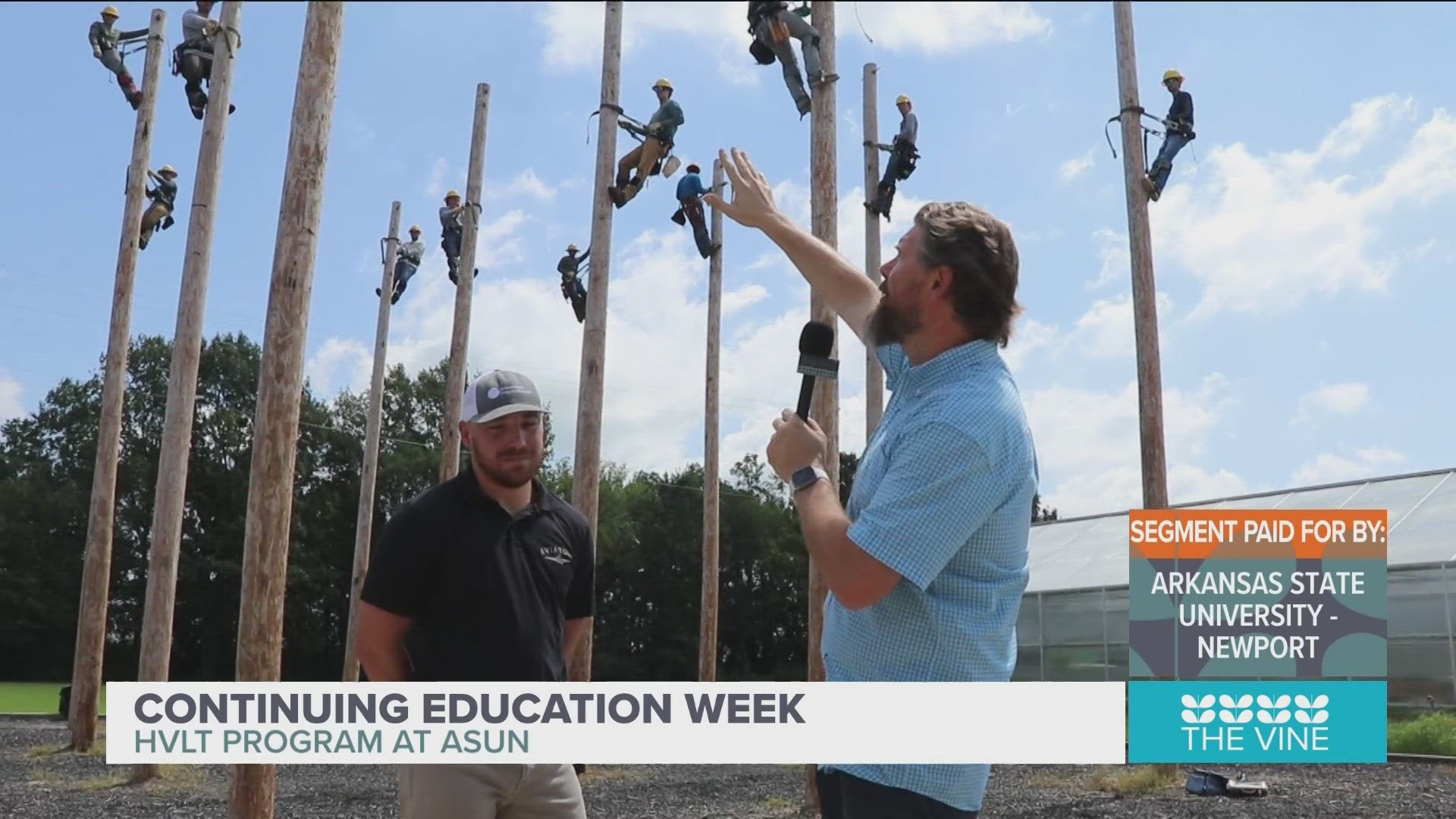 HVLT instructor, Zachary Bilbrey explains how this program offers financial assistance, internships and more for students looking to become a high voltage lineman.