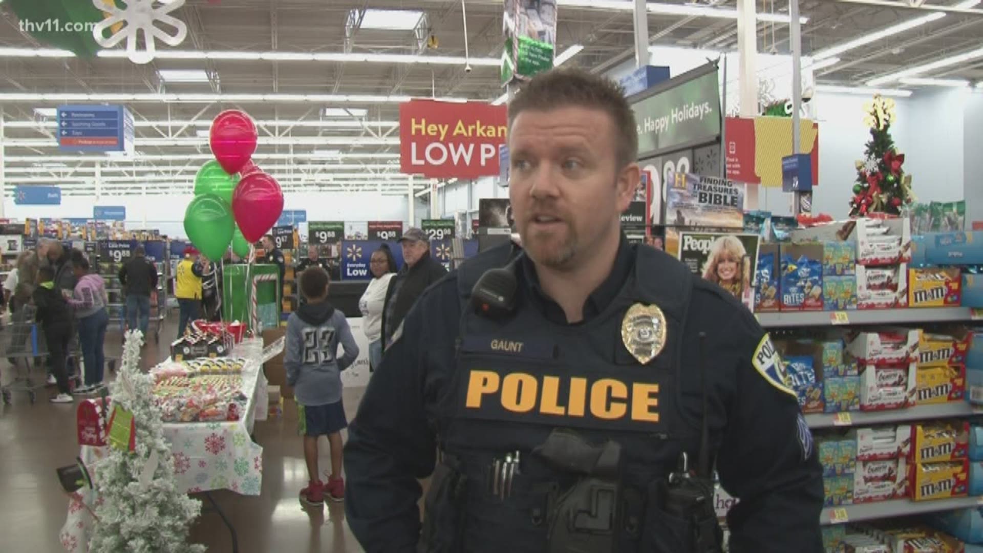 The Sherwood Police Department hosted its first Shop with a Cop event Sunday.