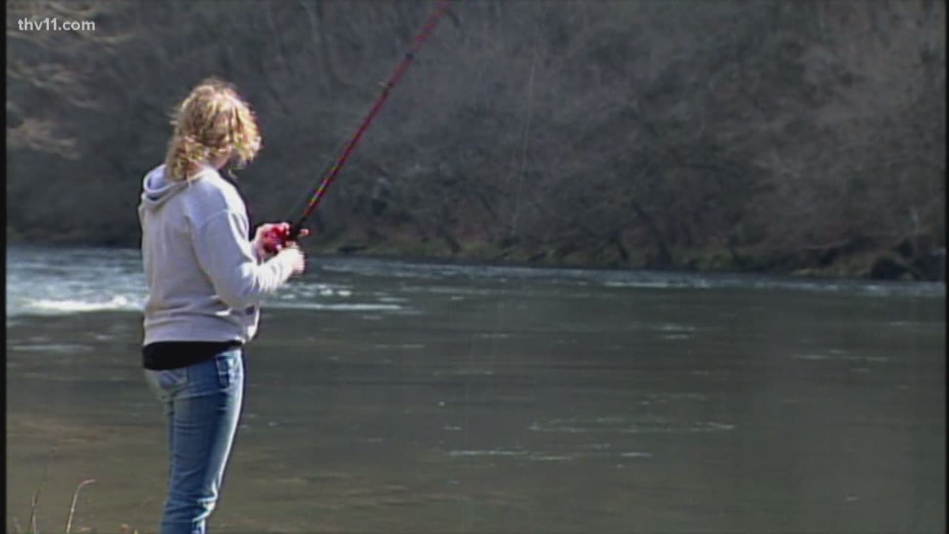 You don't have to have a fishing license or trap permit, just grab a pole and go!