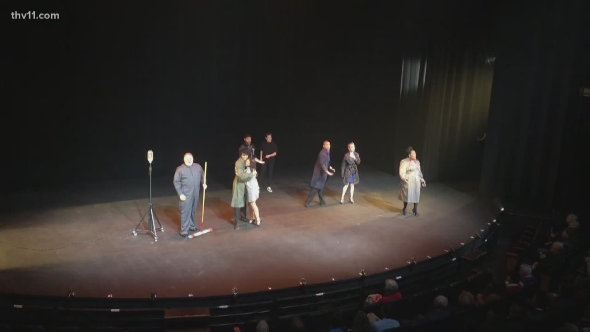 When a theater company wants to make a big announcement, they might as well do it with song and dance.