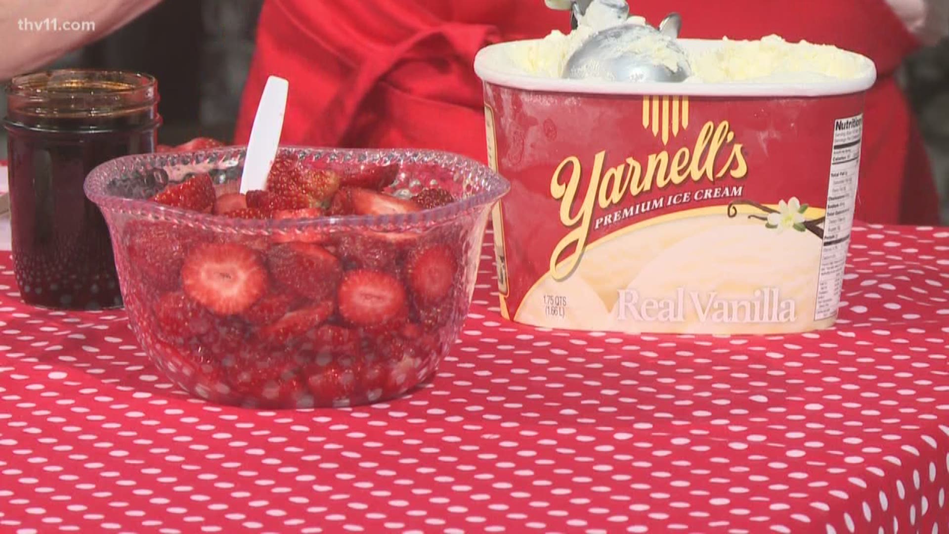 Debbie Arnold joins us this morning to cook up something delicious -- an easy strawberry dessert.