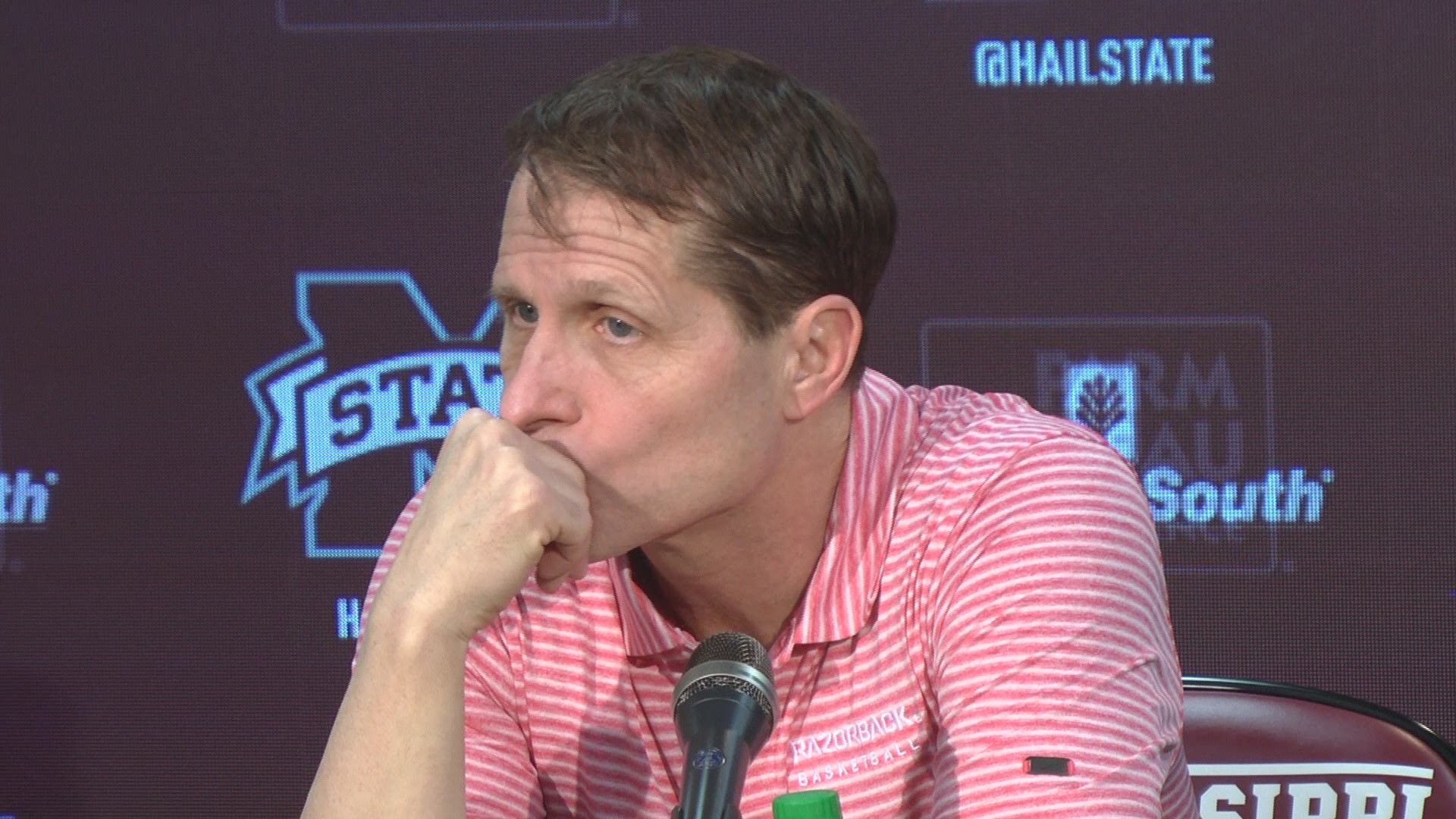 Eric Musselman recaps loss to Mississippi State