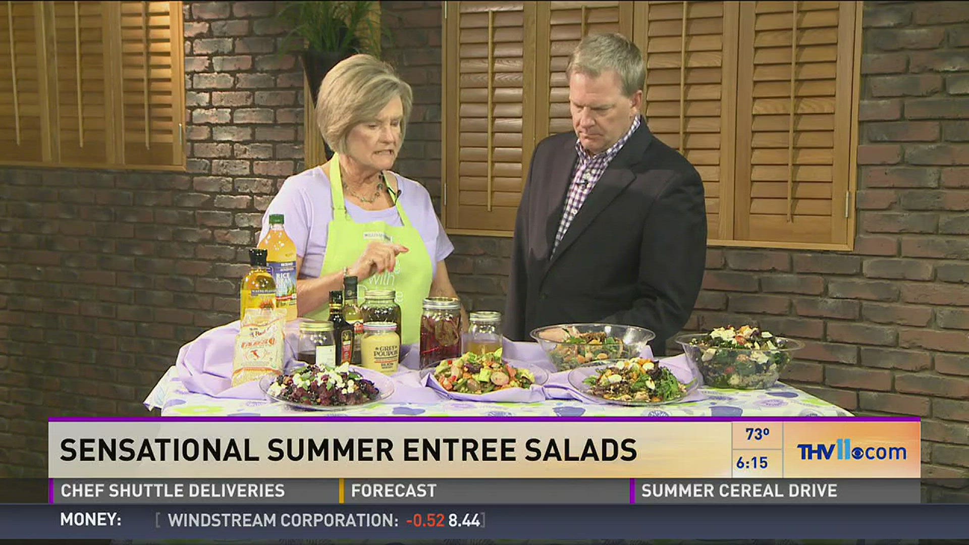 Debbie Arnold visited THV This Morning with many summer salad ideas