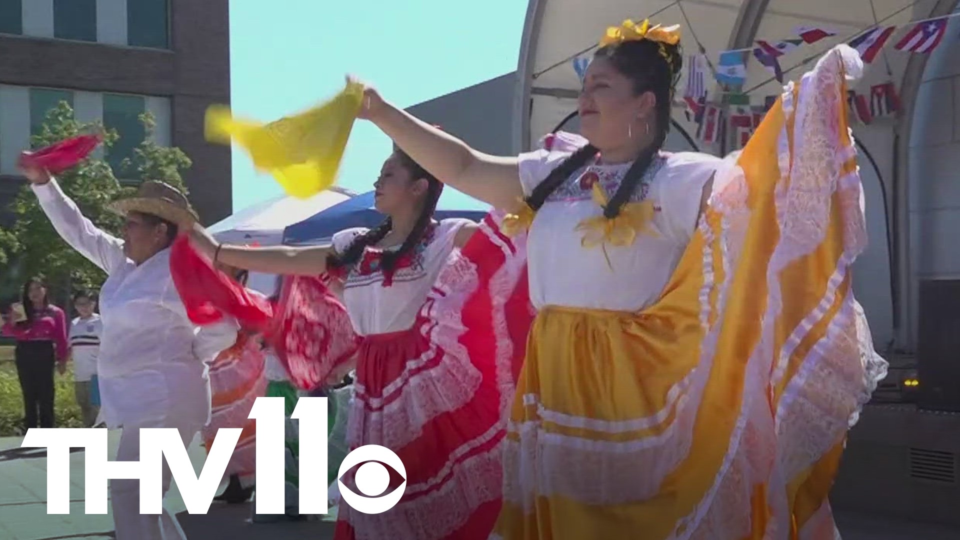 Arkansans packed Argenta Plaza in North Little Rock on Saturday for the Seis Puentes Hispanic Heritage Month Festival.