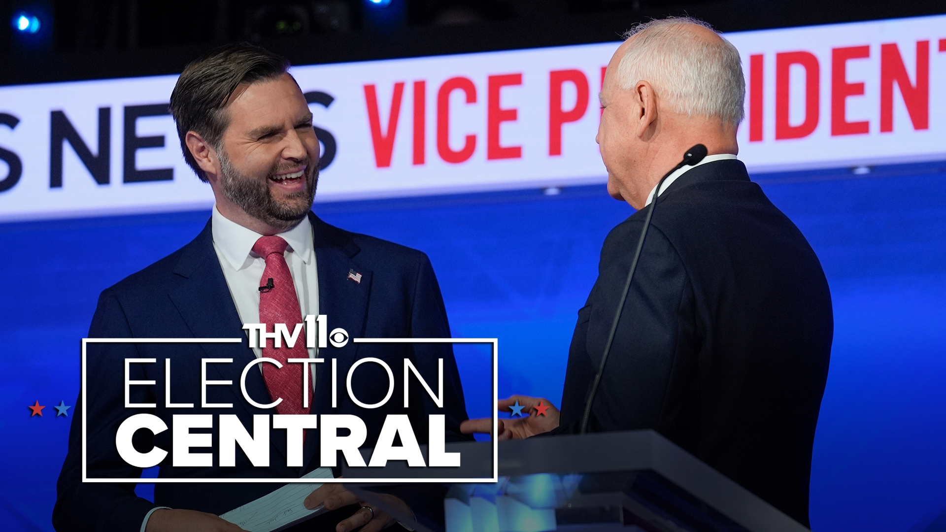 After their debate, Vice presidential candidates JD Vance and Tim Walz traveled to battleground states, while Kamala Harris visited storm victims in Georgia.