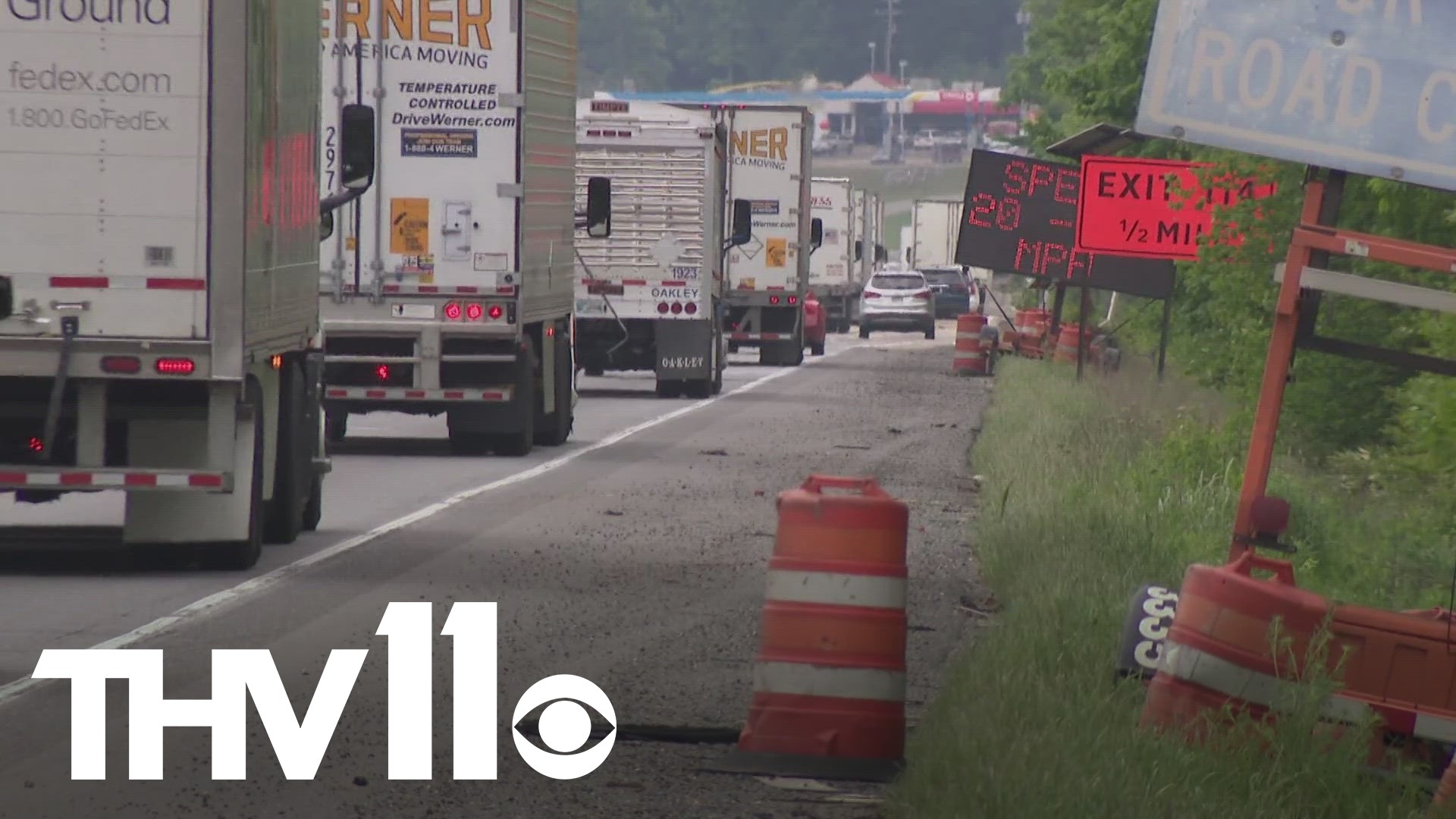 Arkansas fans eager to watch the Hogs play in Texas might run into a bit of a delay this weekend as construction is still underway on Interstate 30.