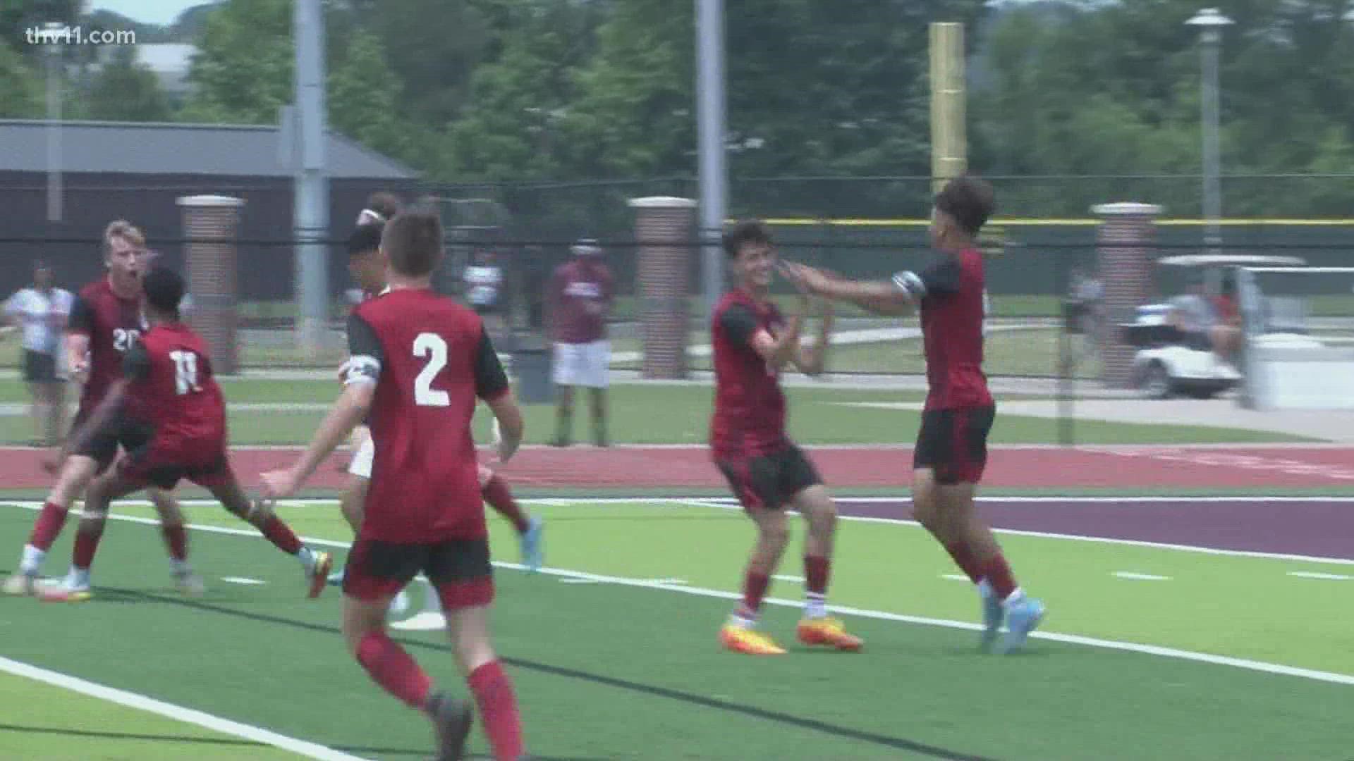 Russellville defeated Van Buren 4-0 for the 5A boys state soccer championship