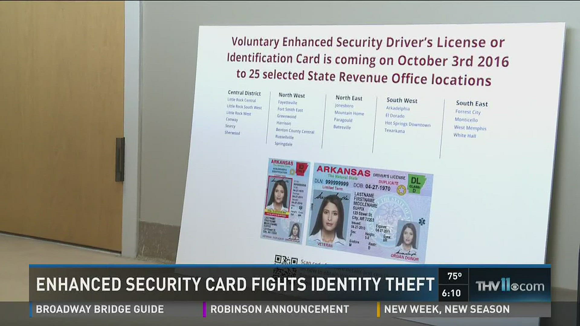 Arkansas to offer enhanced security driver's licenses