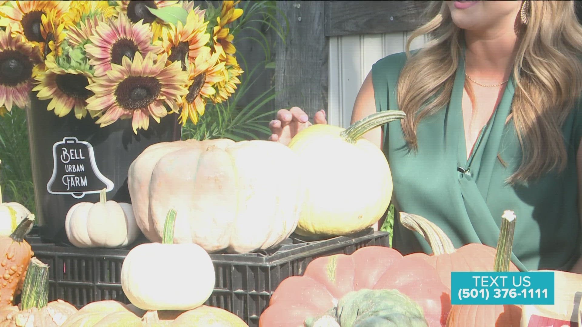 Kim McCannon, owner of Bell Urban Farm works with Arkansas artisans and farmers to stock locally made products. She share the latest fall produce and goods