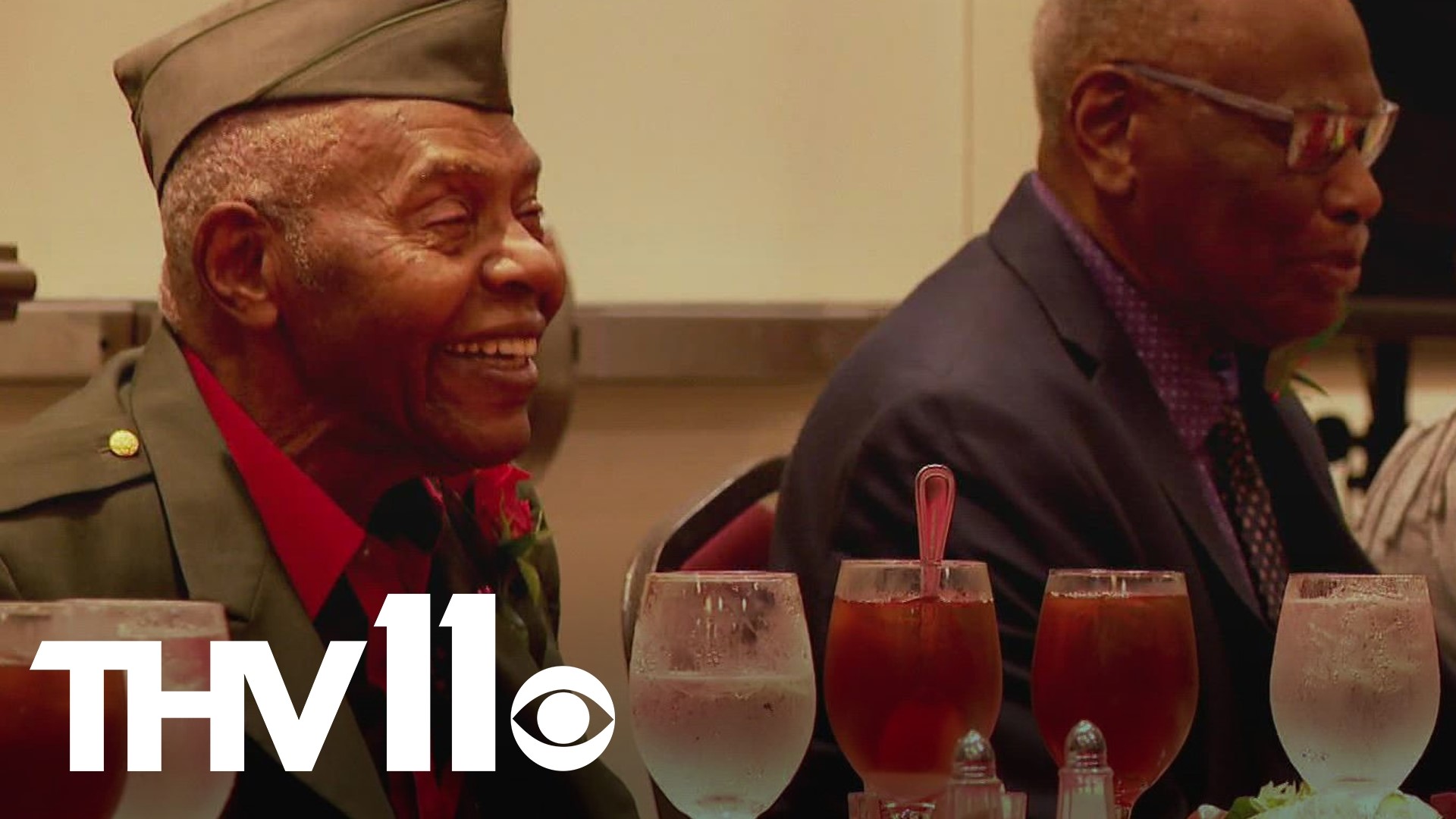 Leville Stephens, a WWII veteran, turned 100 this past weekend and he dropped some words of wisdom for anyone watching.