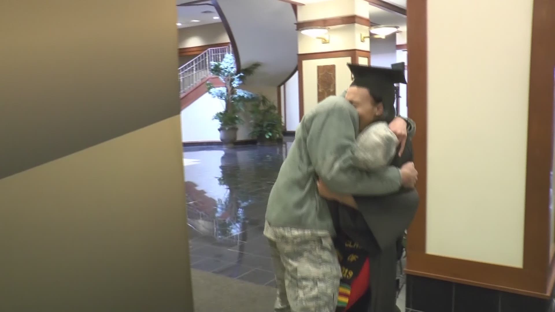 Makayla Twiggs received the best graduation gift of all after her commencement ceremony.