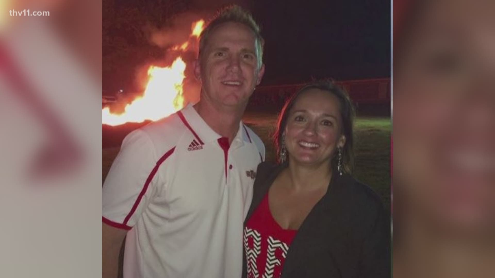 Head Football Coach Blake Anderson's wife, Wendy, is getting major support in Jonesboro as she battles brain cancer.