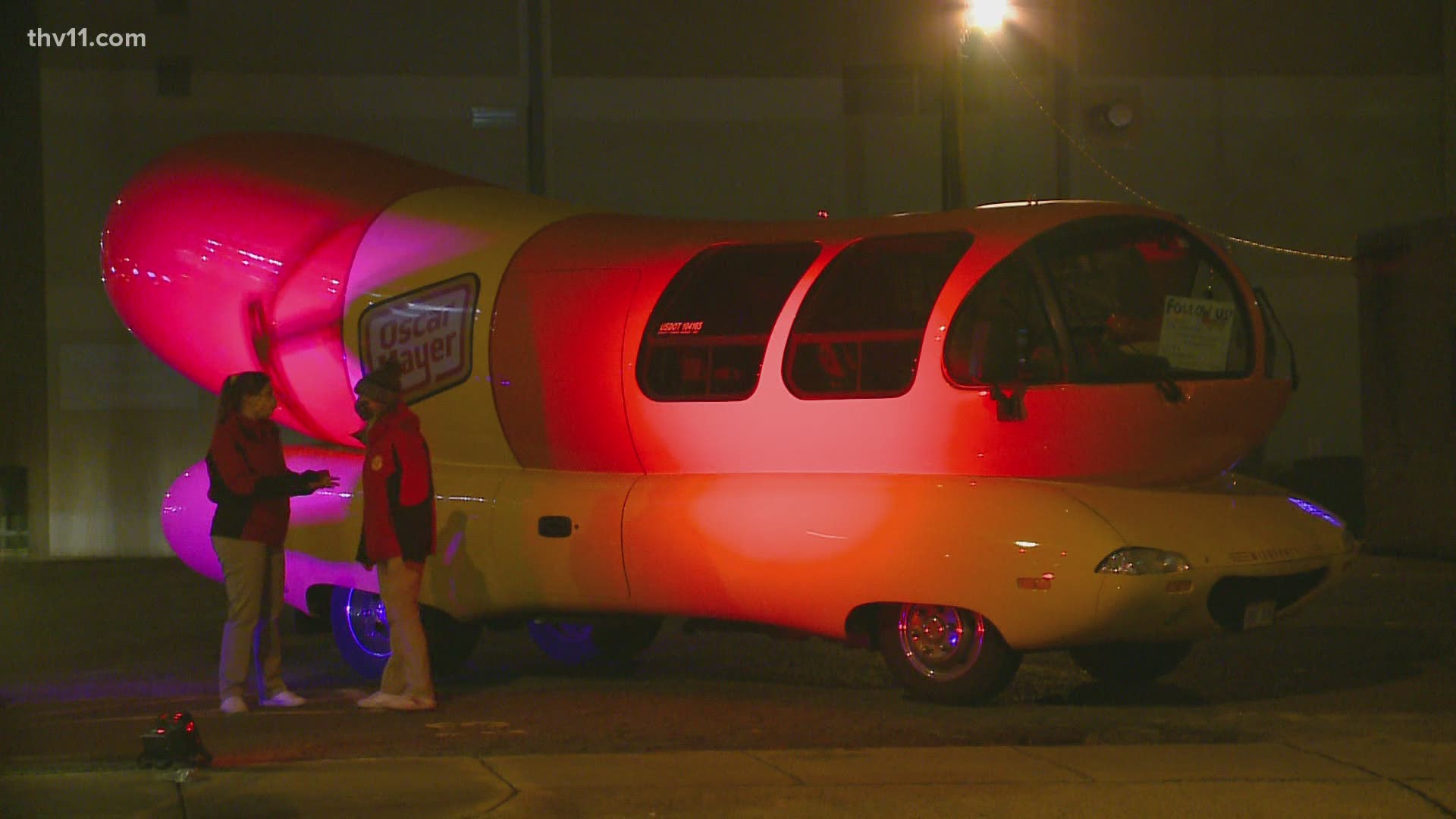 Just in time to celebrate Halloween, the famous Wienermobile is in town for some fun.