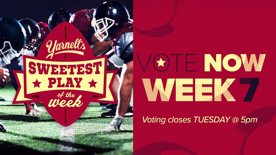 Vote for Yarnell's Sweetest Play for week 7!