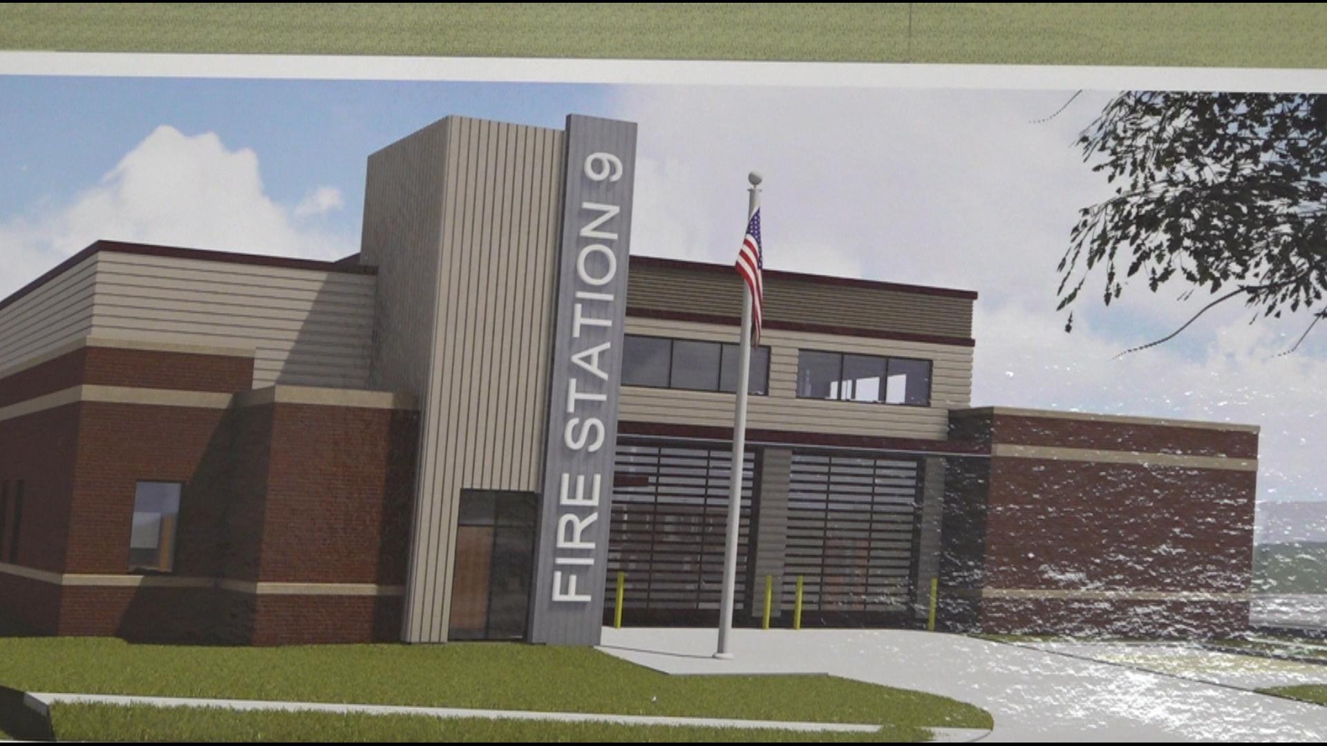 Little Rock works to rebuild Fire Station 9 destroyed in