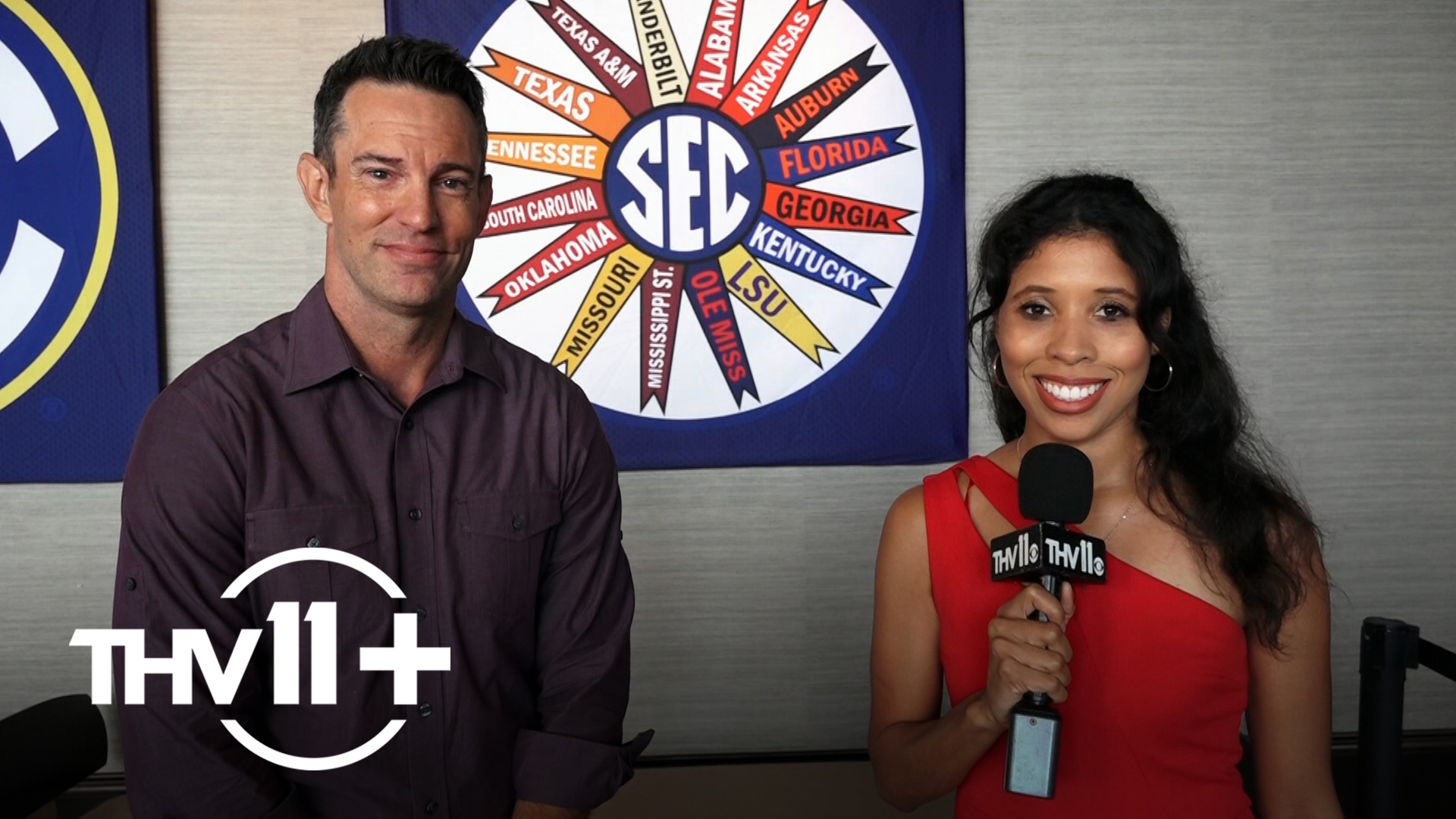 THV11's Cierra Clark talked with Peter Burns of the SEC Network as the two spoke about the conference's recent expansion and overall level of competition.