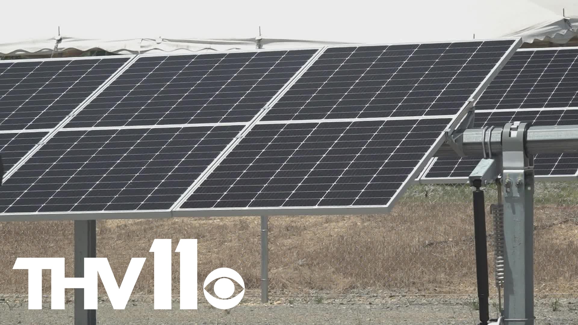 Saline County debuted a brand new five acre solar facility, which is their latest effort to help taxpayers save money.