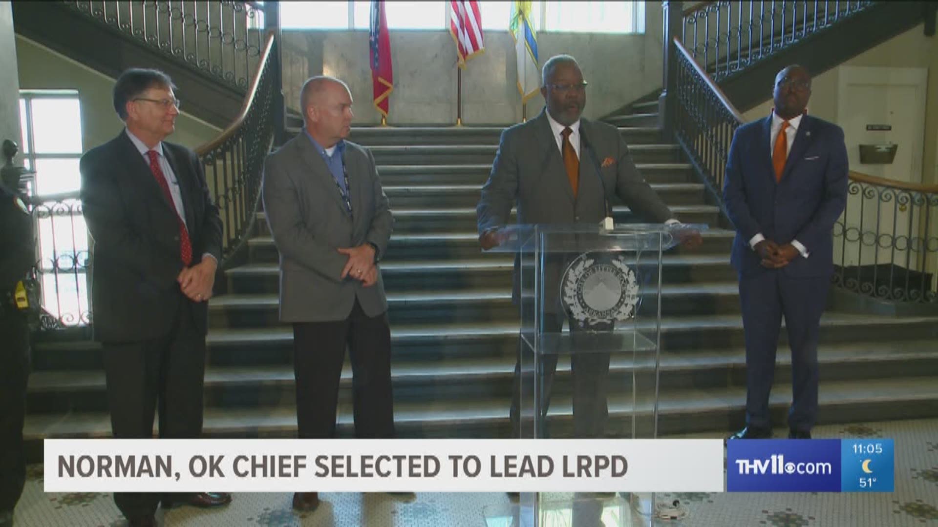 Today, Mayor Frank Scott Junior introduced Keith Humphrey as the city's next police chief.