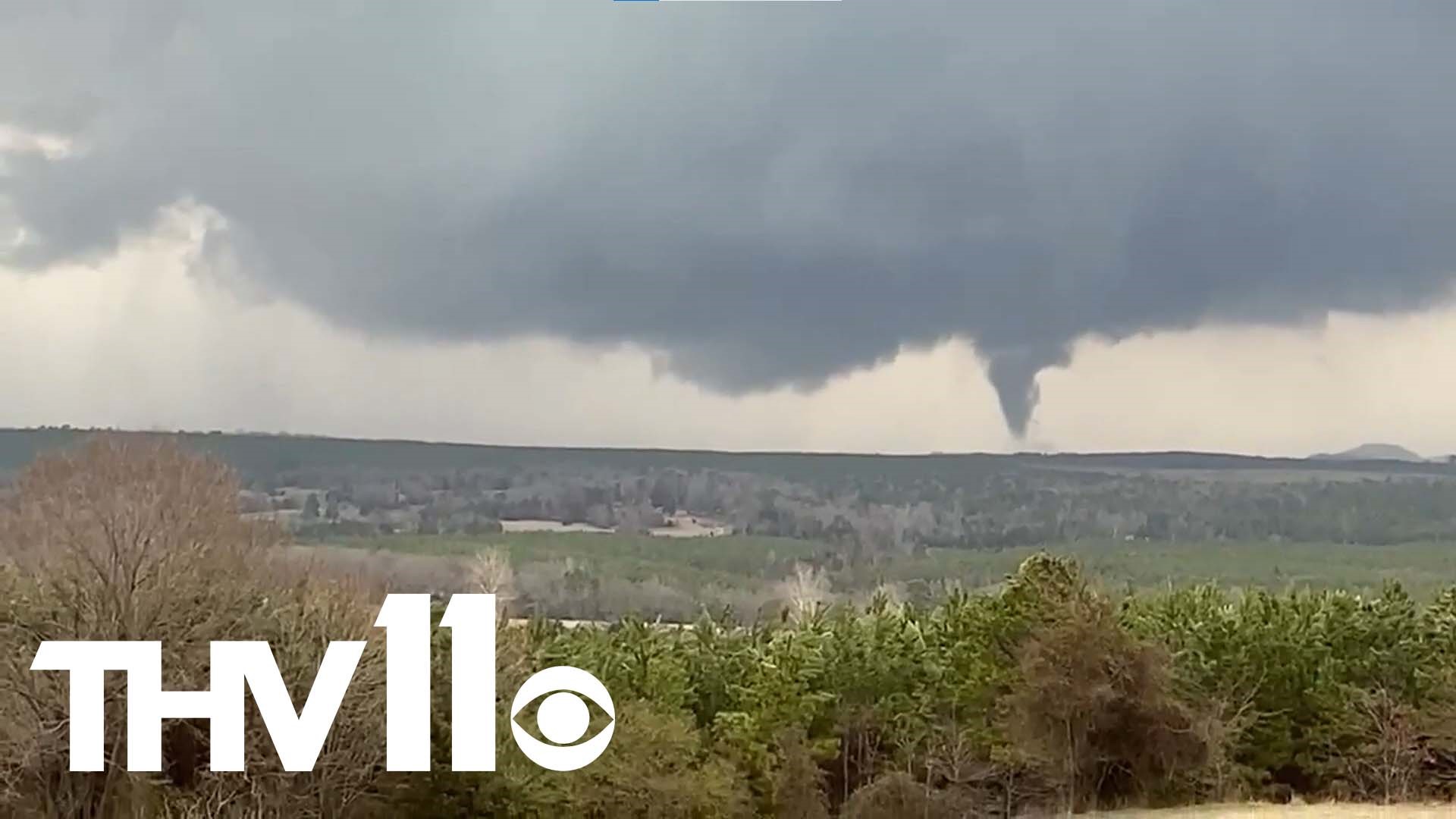 Tornado spotted as severe weather impacts parts of Arkansas