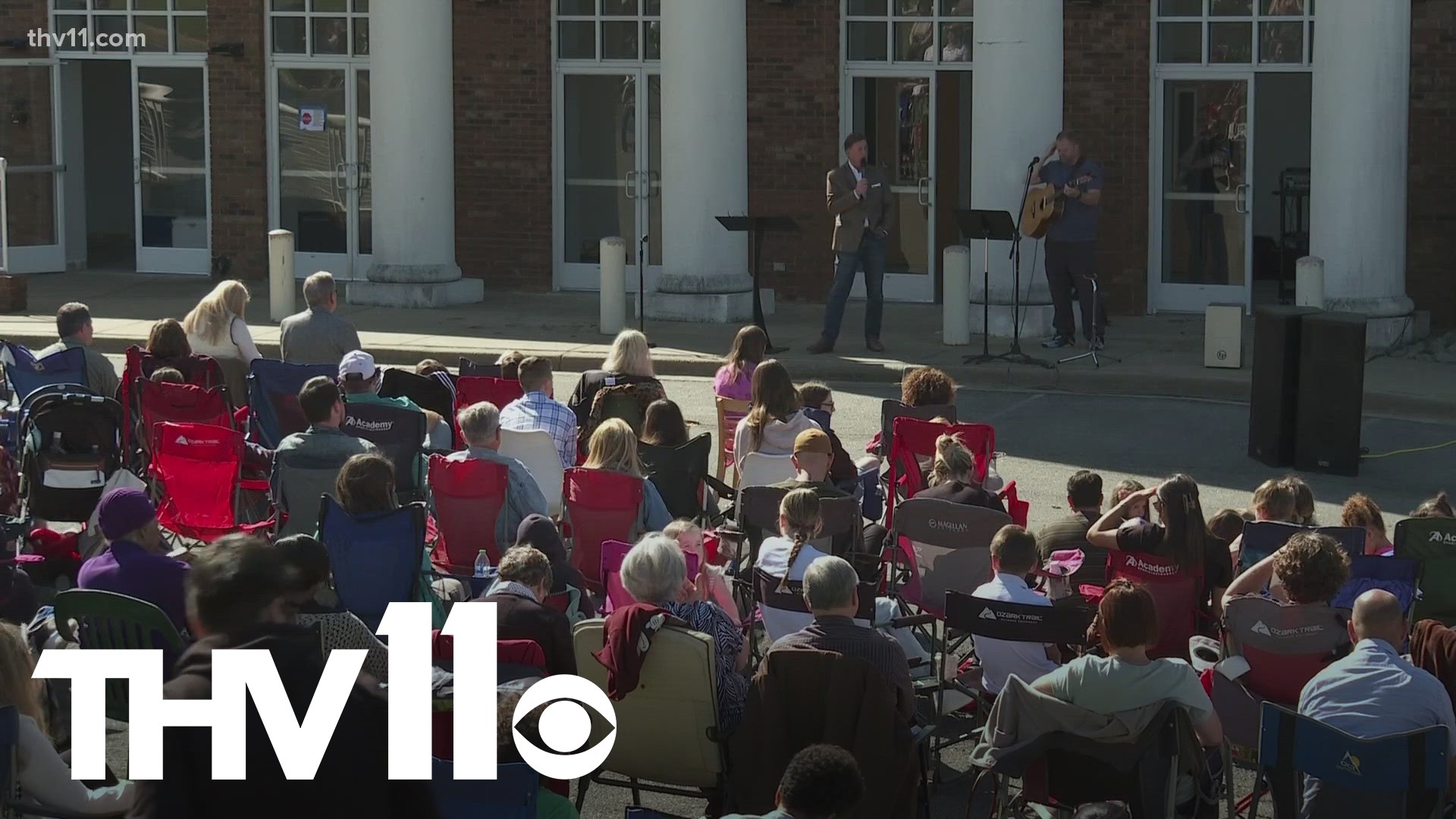 After a tornado ripped through the area on Friday, one church congregation in West Little Rock didn't let that stop them from gathering on Palm Sunday.